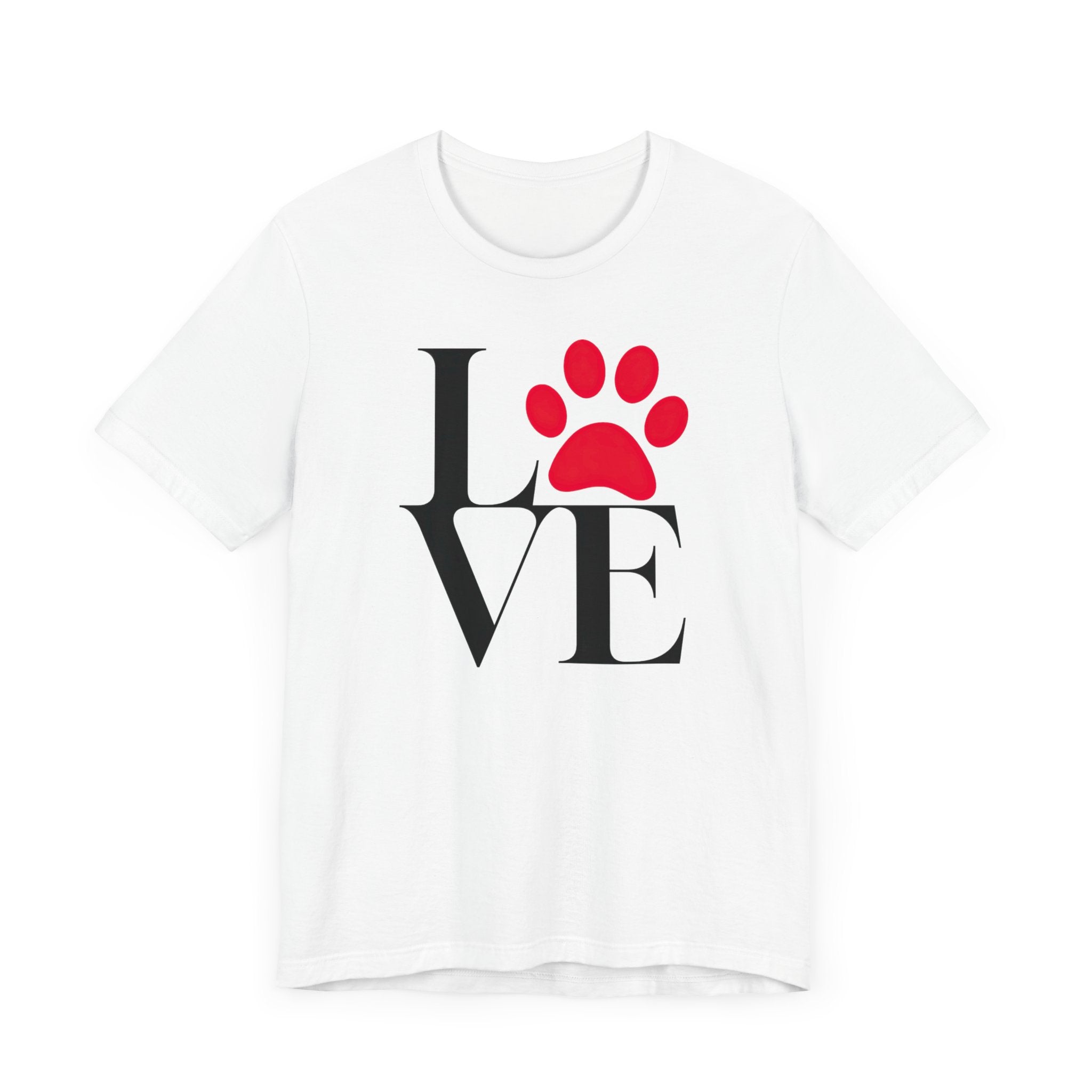 Love Paw Print Animal Lover T-Shirt