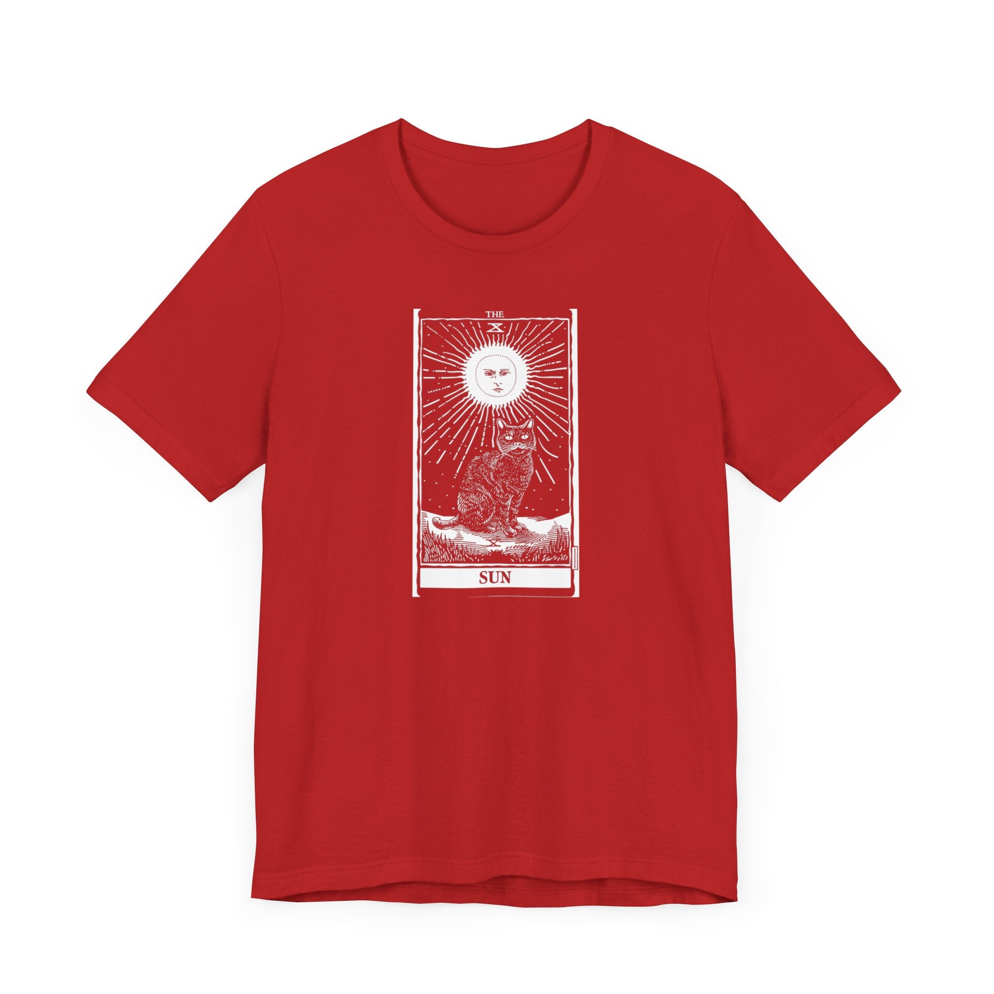 The Sun Tarot Cat T-Shirt