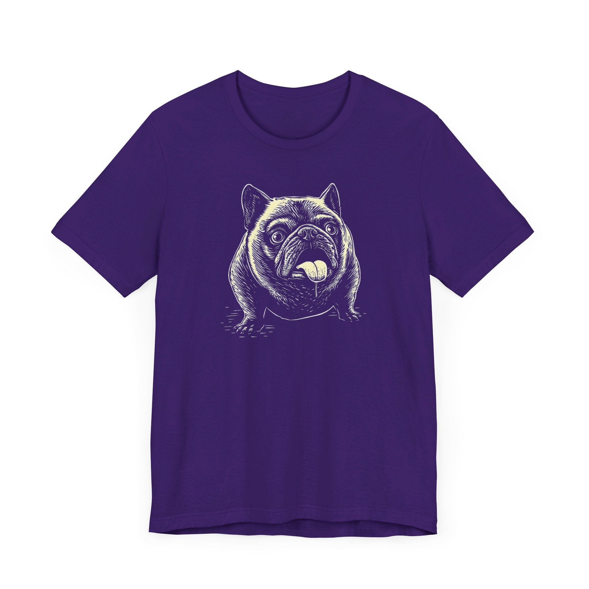 Grumpy French Bulldog Cartoon T-Shirt