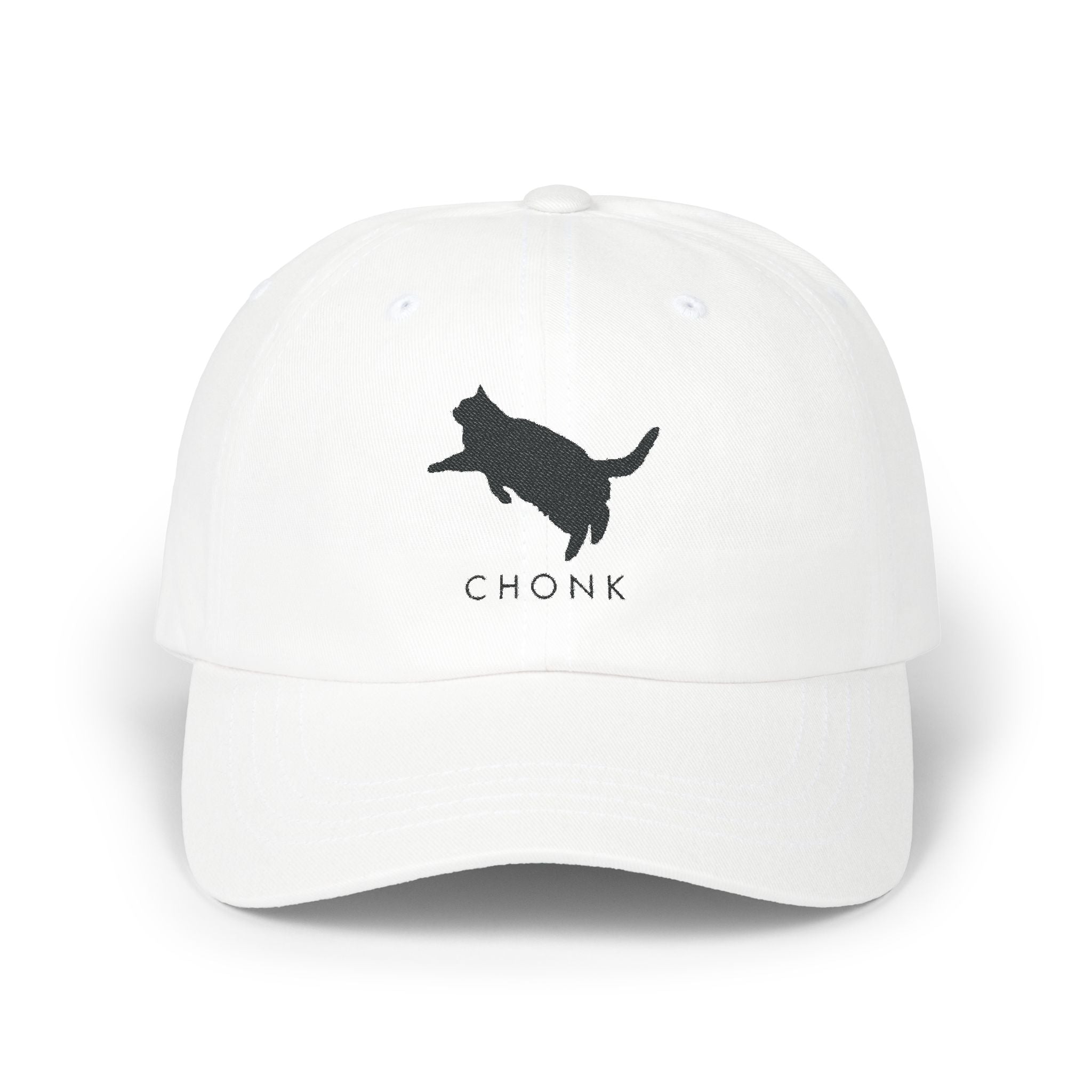 Chonk Cat Cap Dark Logo