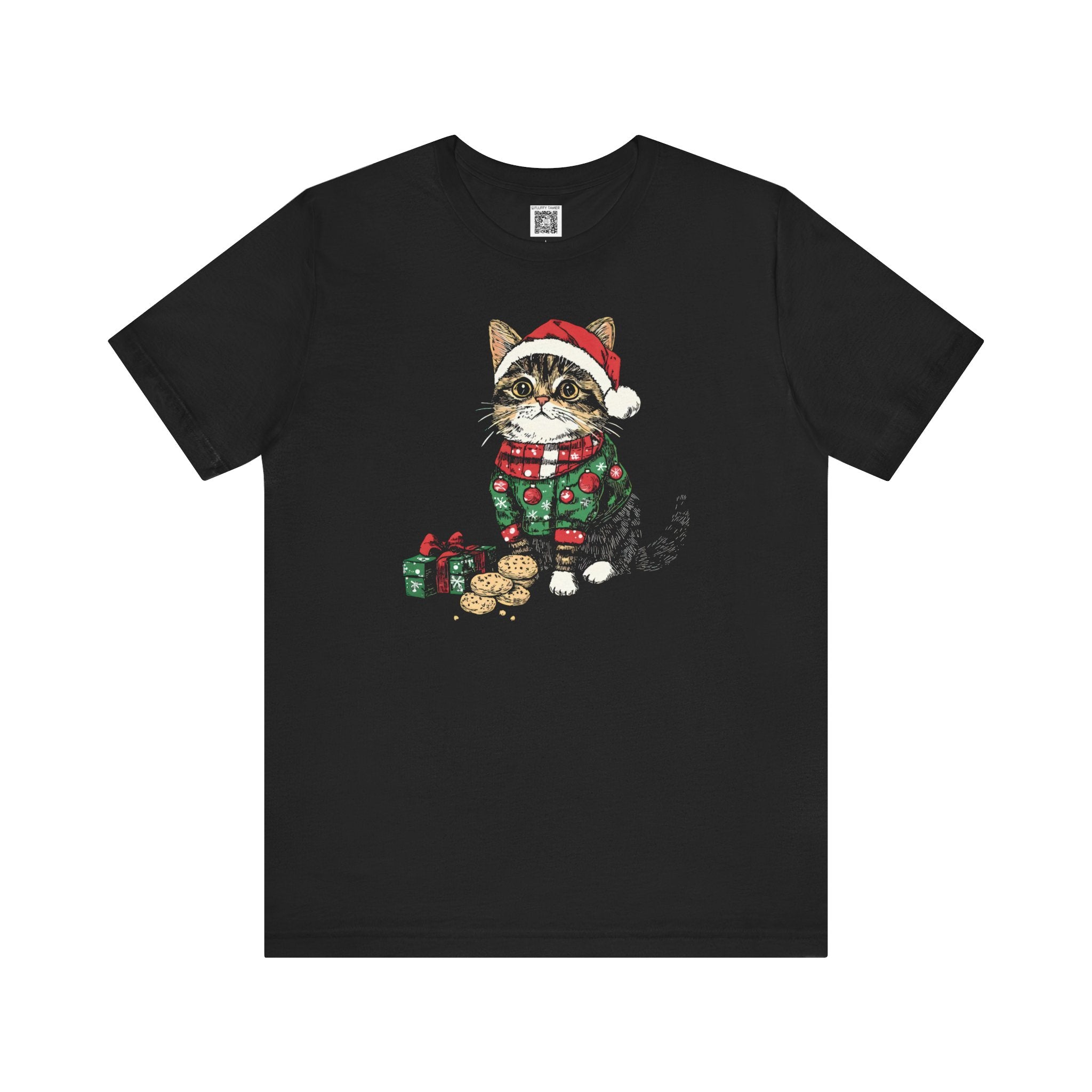 Festive Cat Christmas T-Shirt