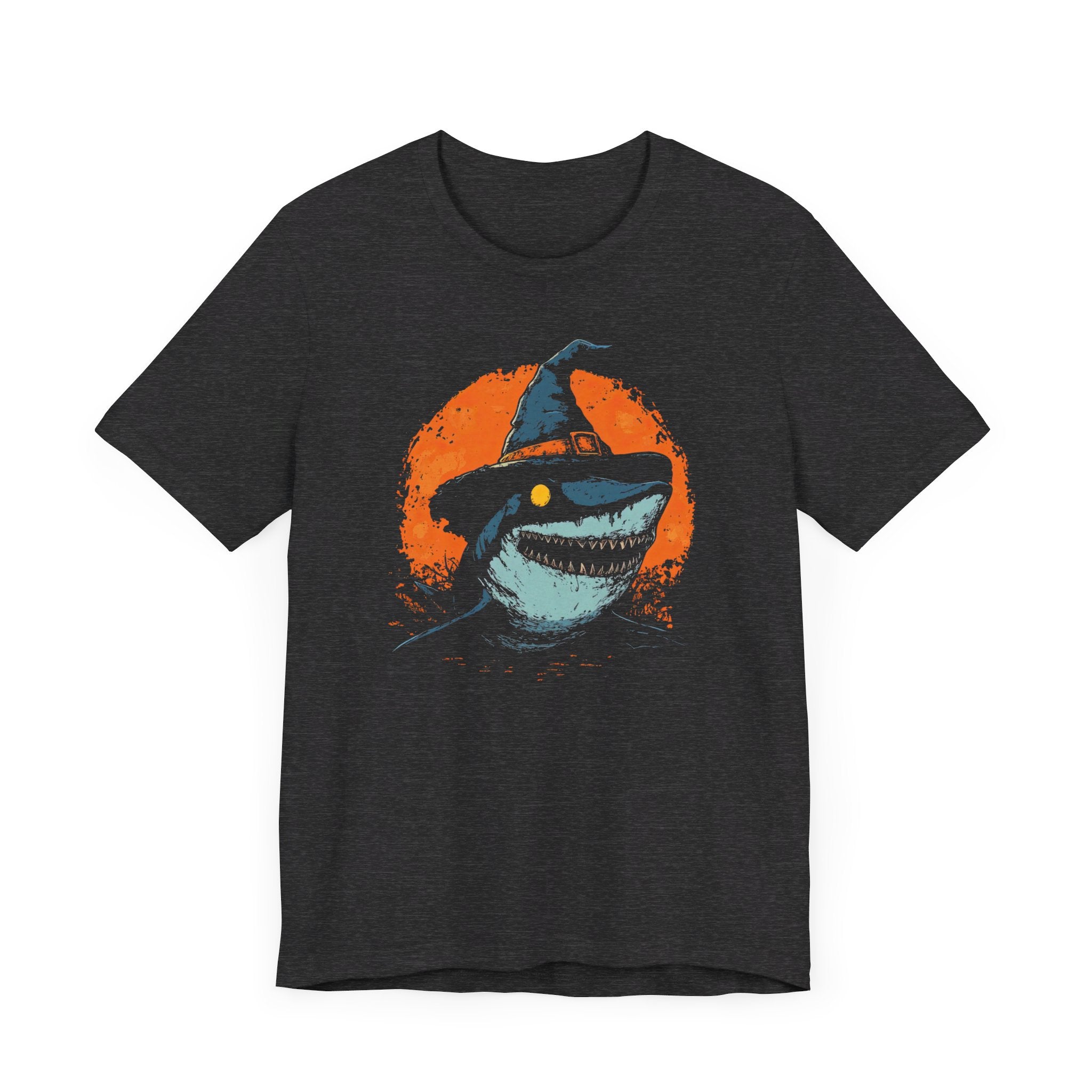 Halloween Shark T-Shirt Spooky Witch Shark Tee