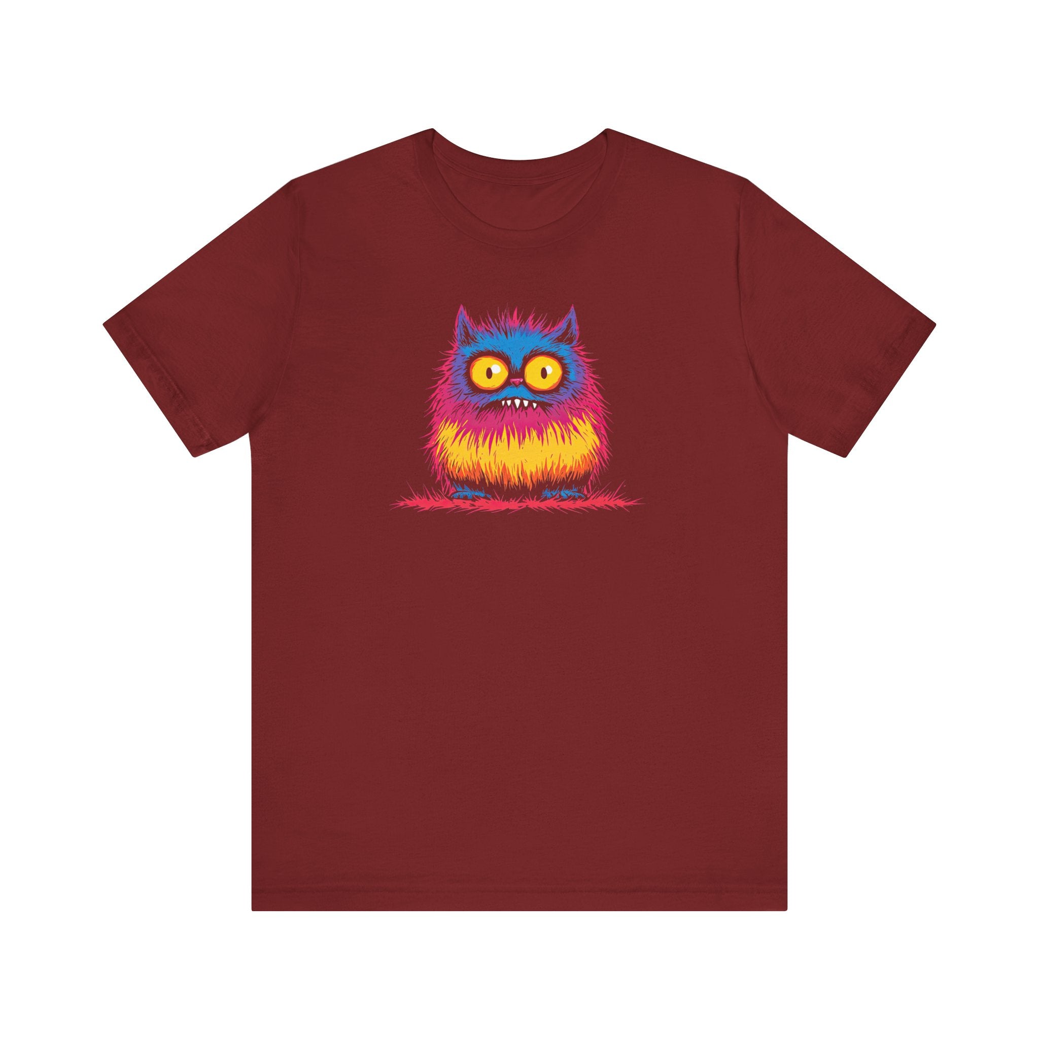 Colorful Fuzzy Monster Graphic Tee