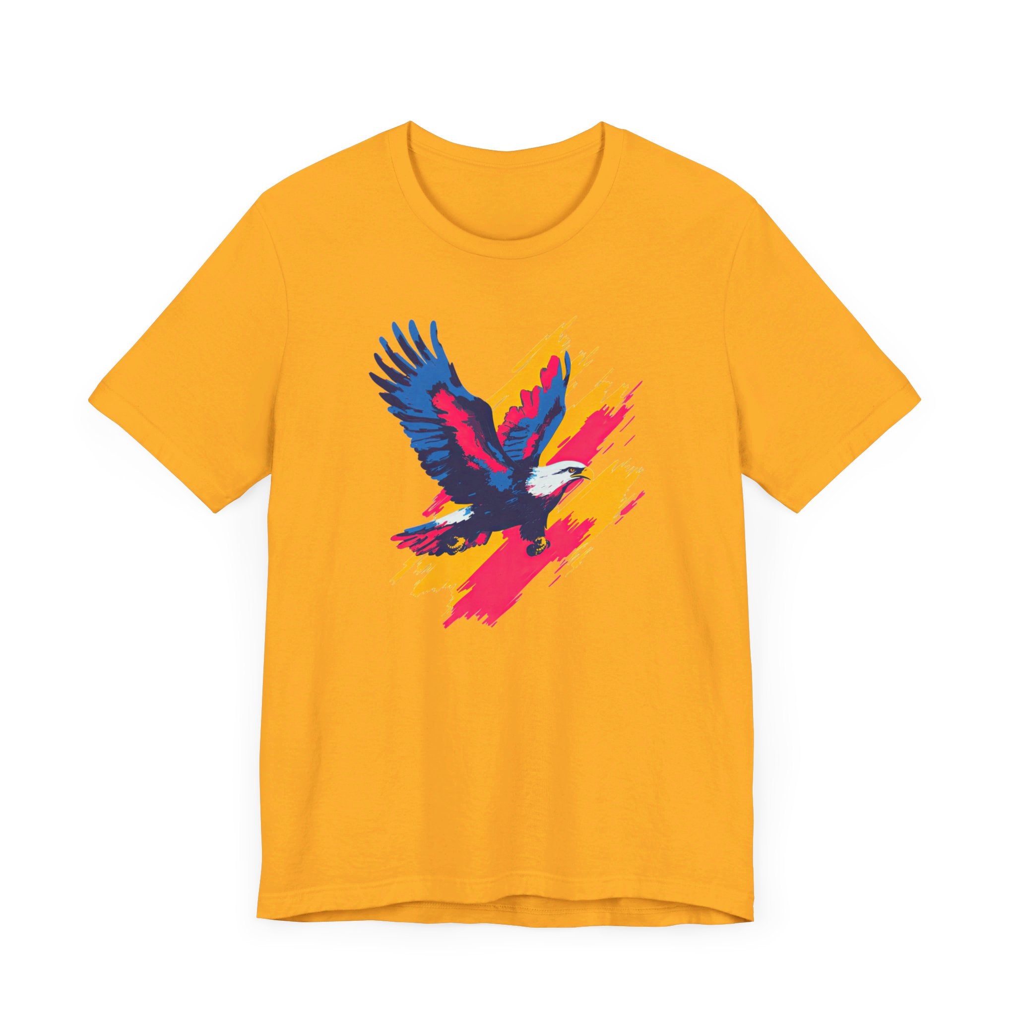 Vibrant Eagle T-Shirt Bold Brushstroke Design