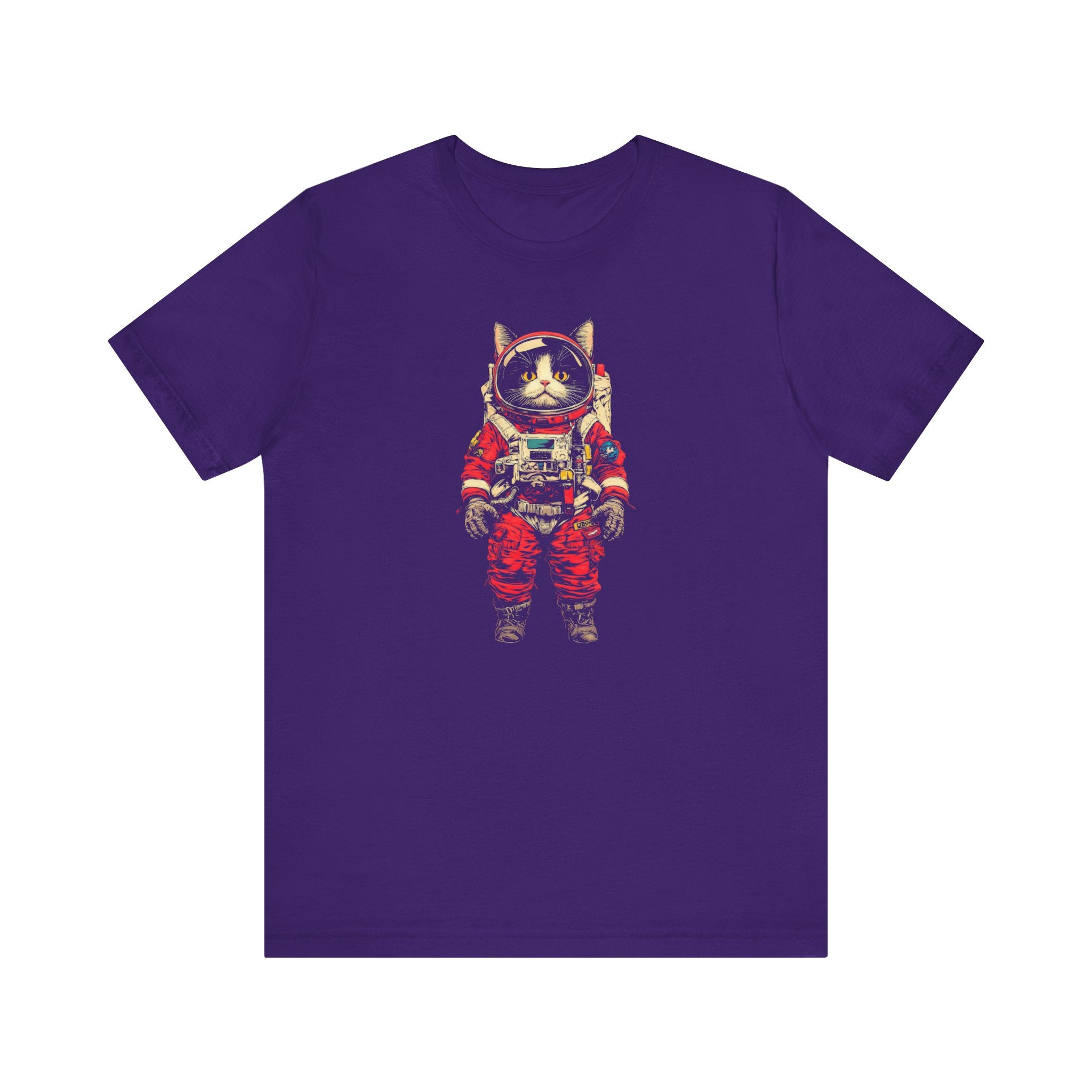 Fearless Space Cat Astronaut Graphic Tee