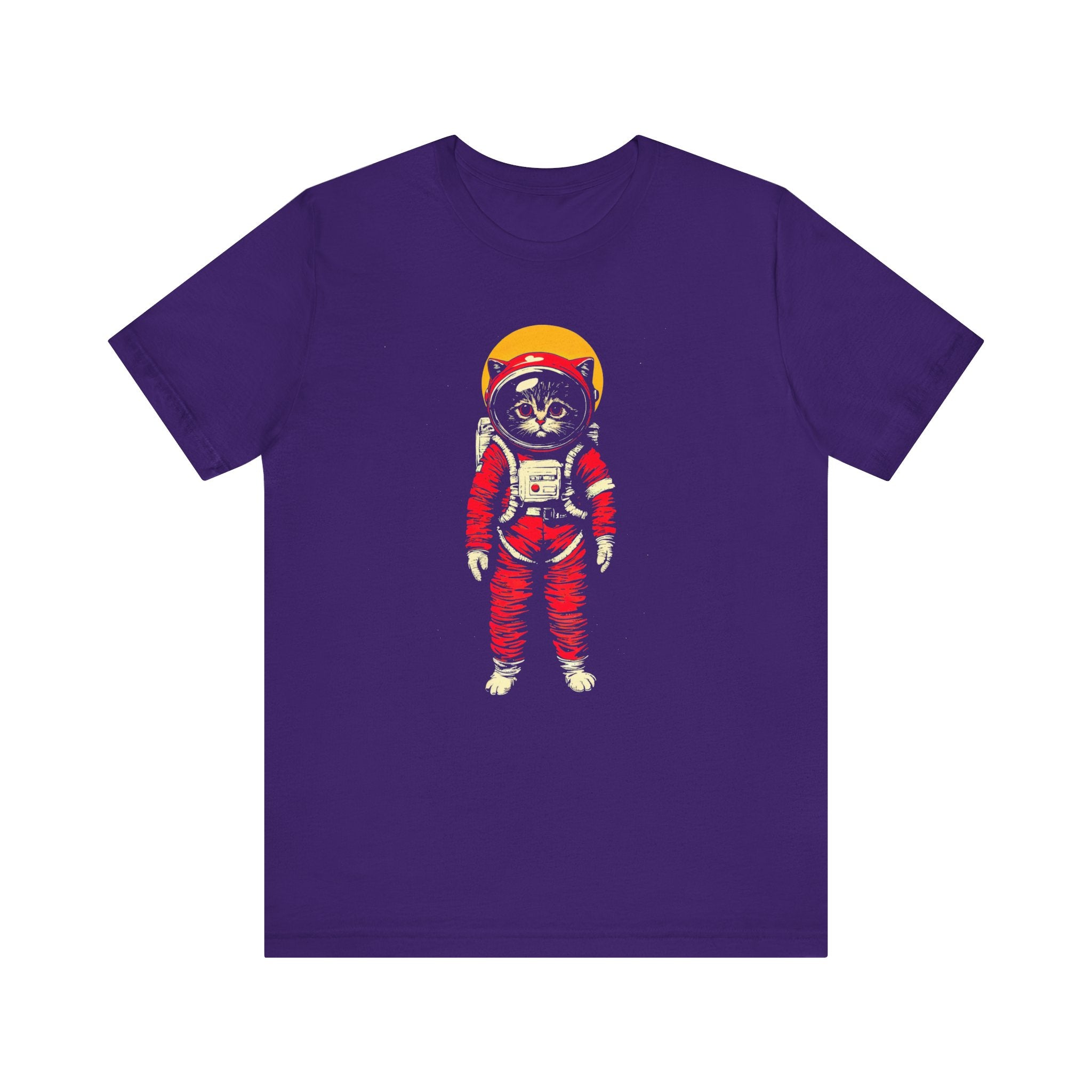 Sunset Cat Astronaut Graphic Tee