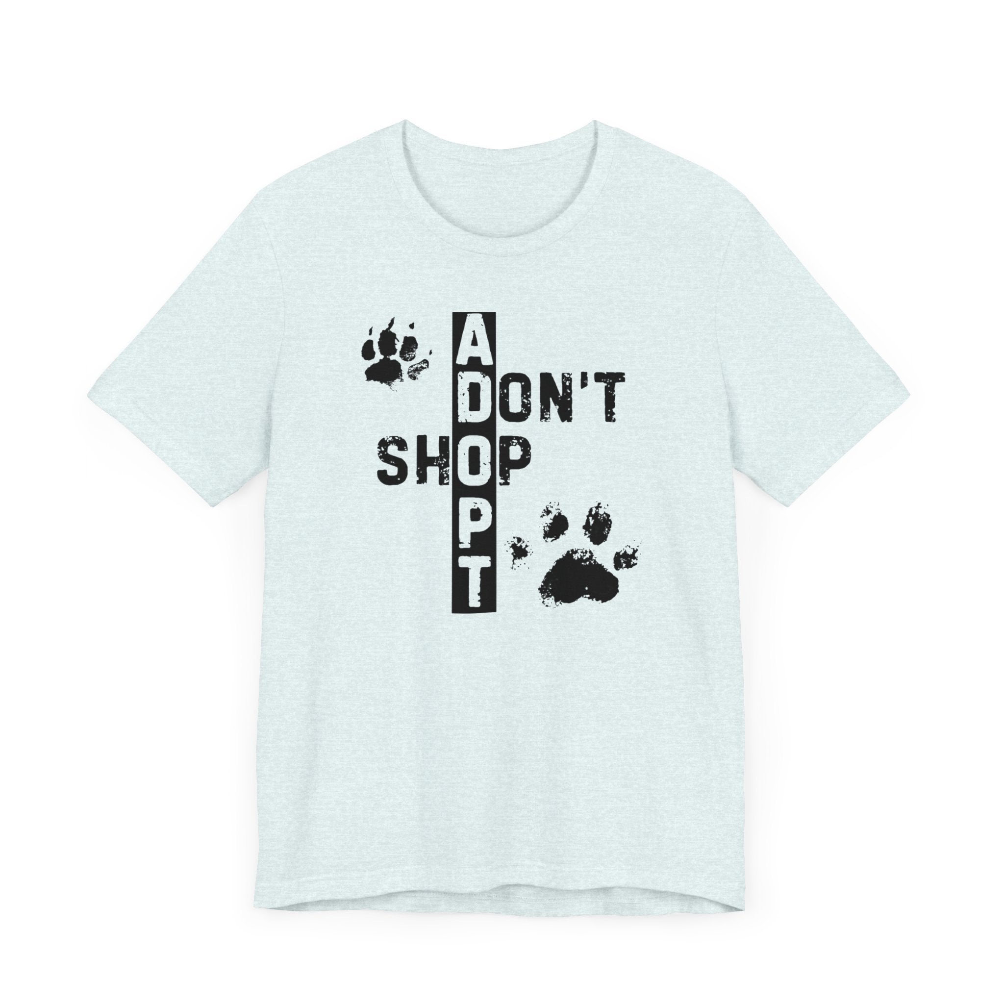 Adopt Don’t Shop T-Shirt - Paw Print Rescue Tee