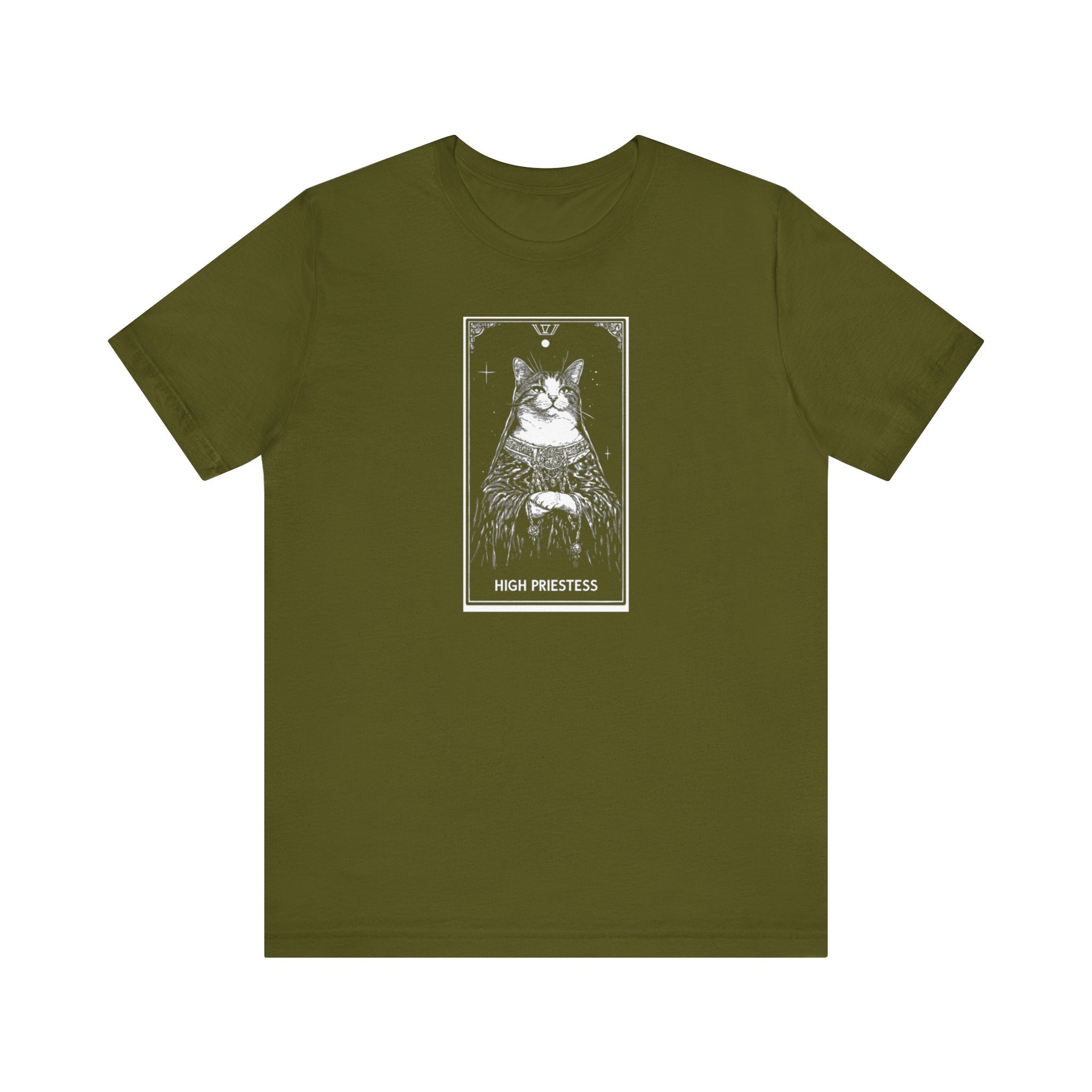 High Priestess Tarot Cat T-Shirt