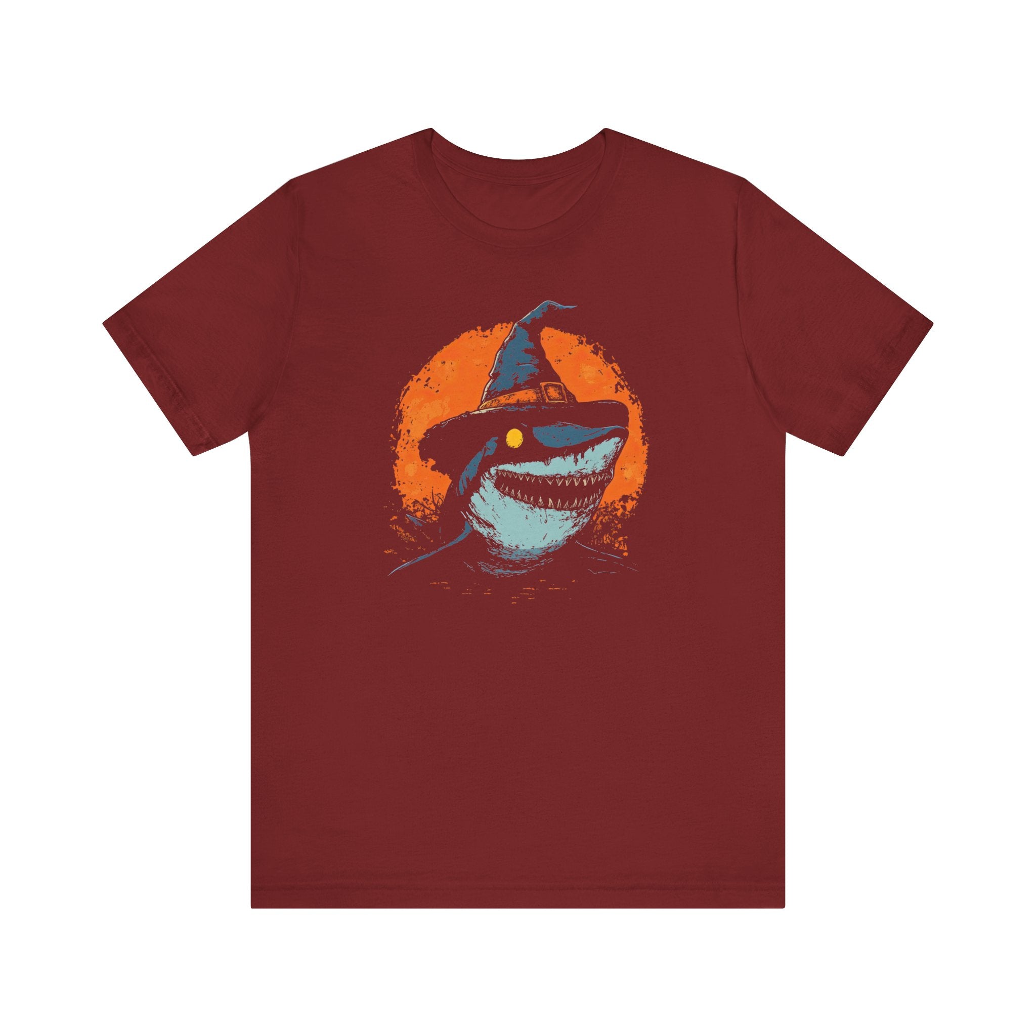 Halloween Shark T-Shirt Spooky Witch Shark Tee