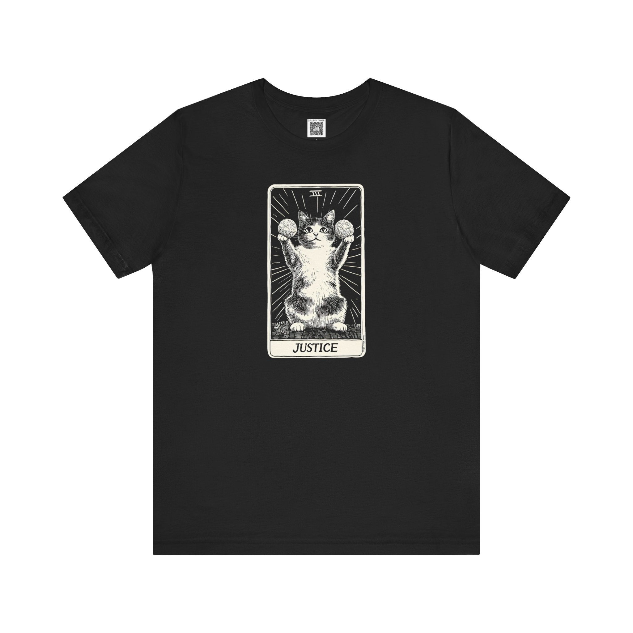 Justice Tarot Cat T-Shirt