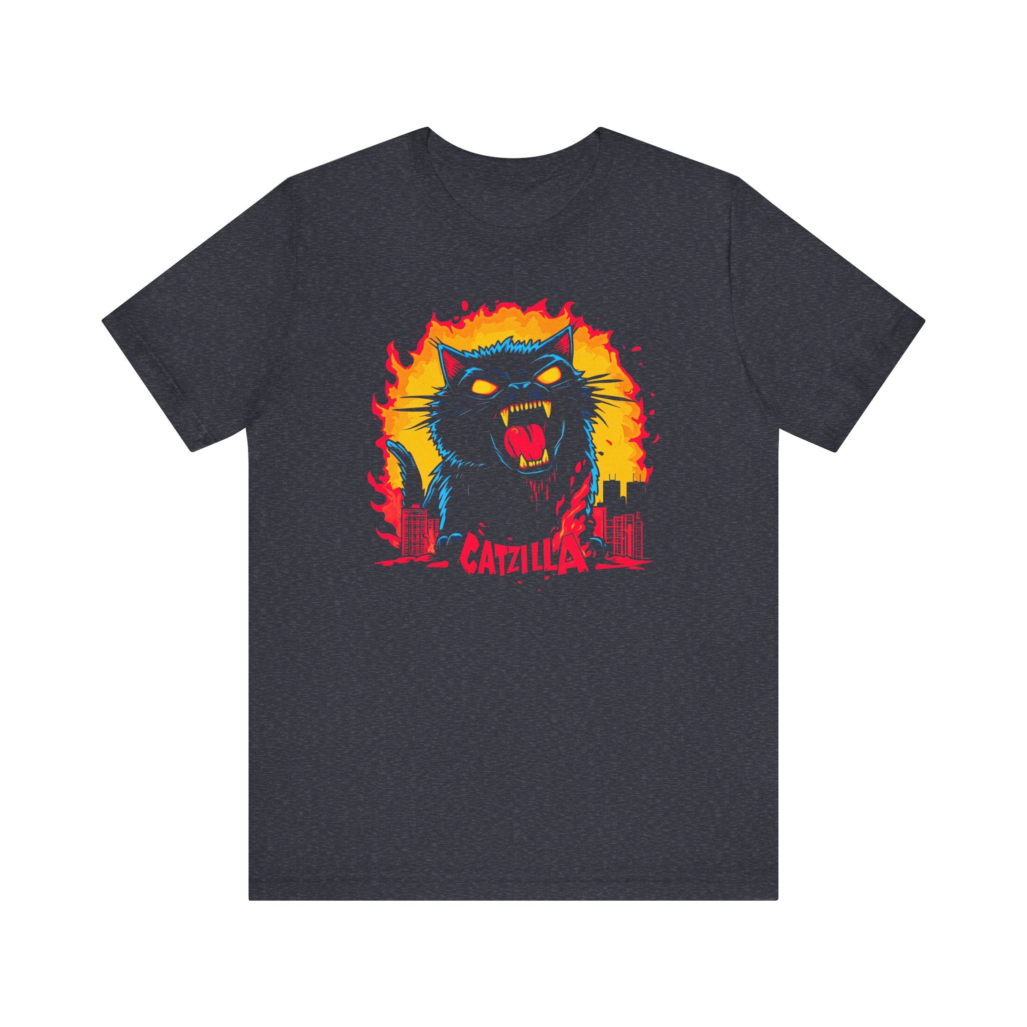 Catzilla Fury T-Shirt Fierce Cat Attack Design