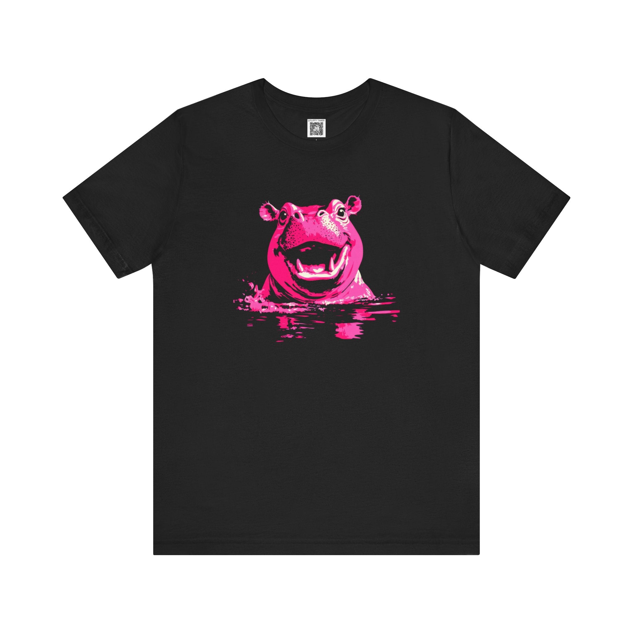 Playful Hippo Graphic Tee