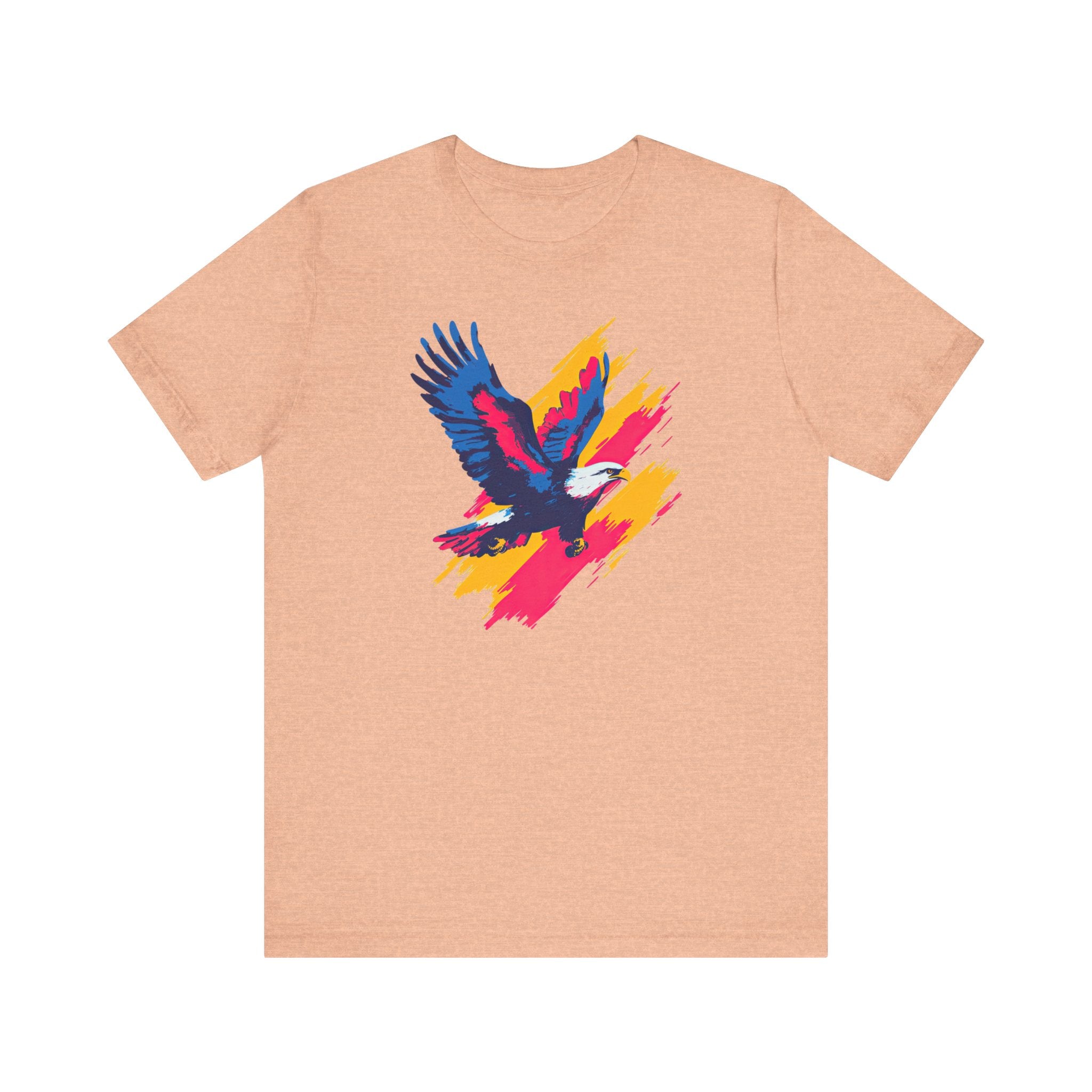 Vibrant Eagle T-Shirt Bold Brushstroke Design