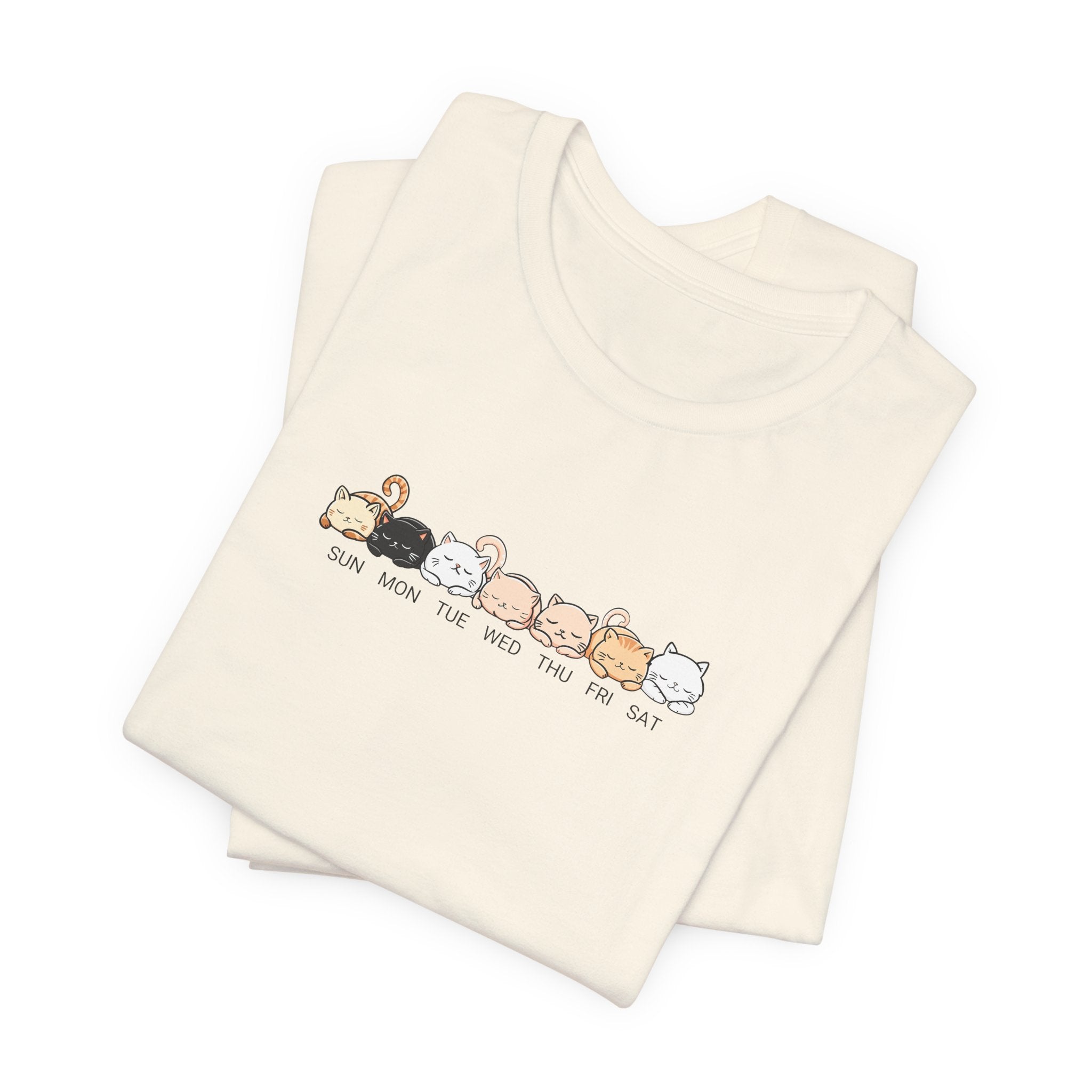 Weekly Cat Faces T-Shirt