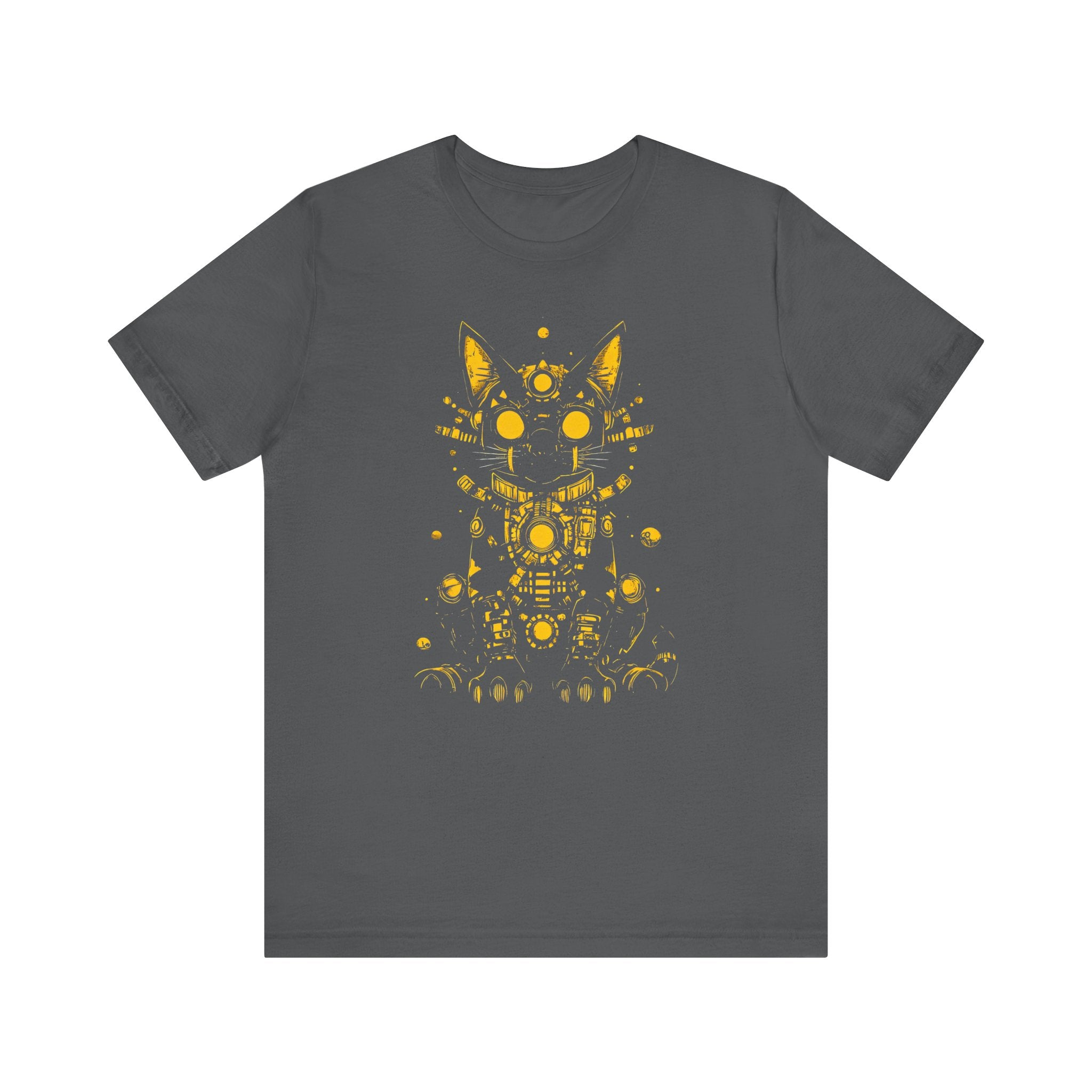 Golden Cyber Cat T-Shirt