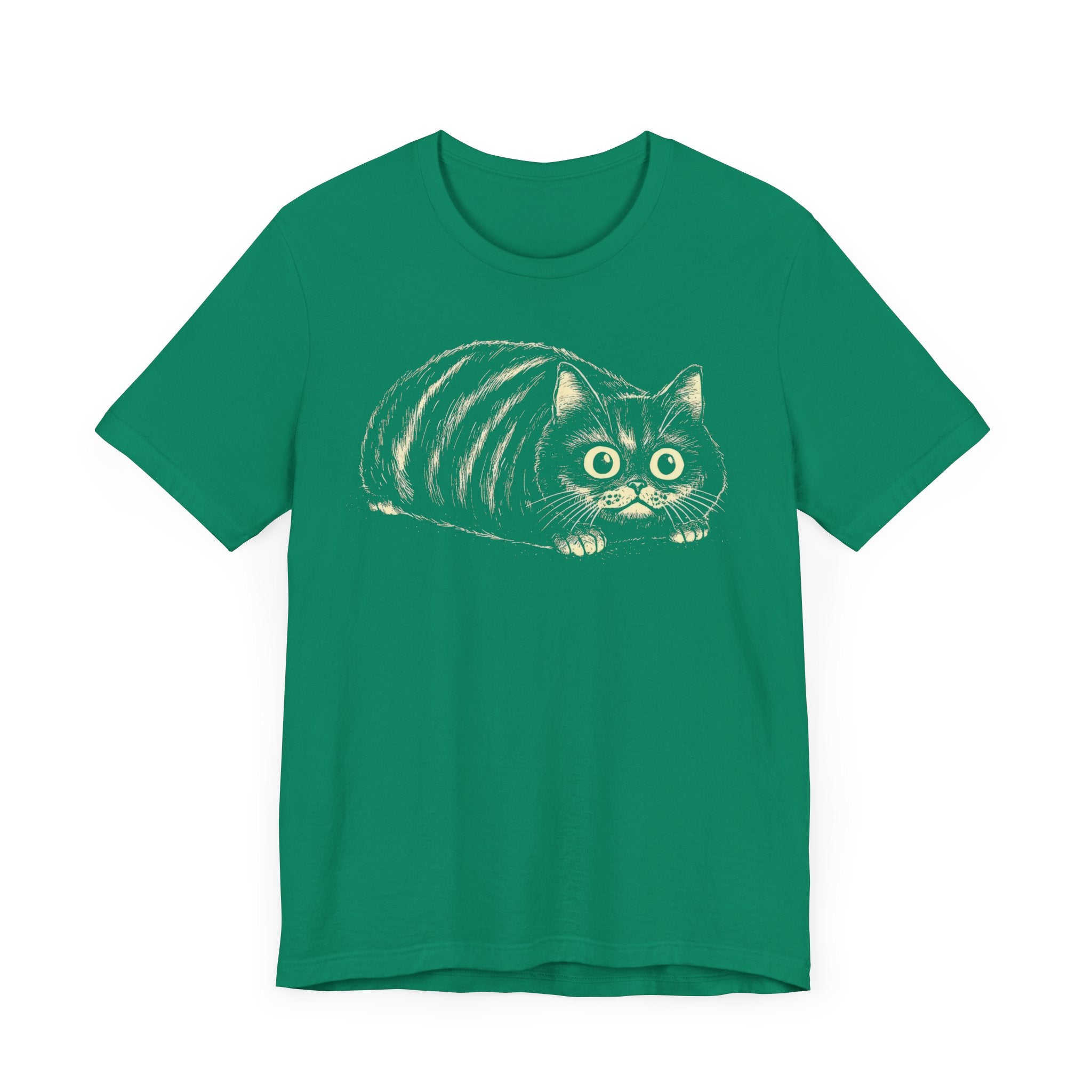 Wide-Eyed Cat Graphic Tee