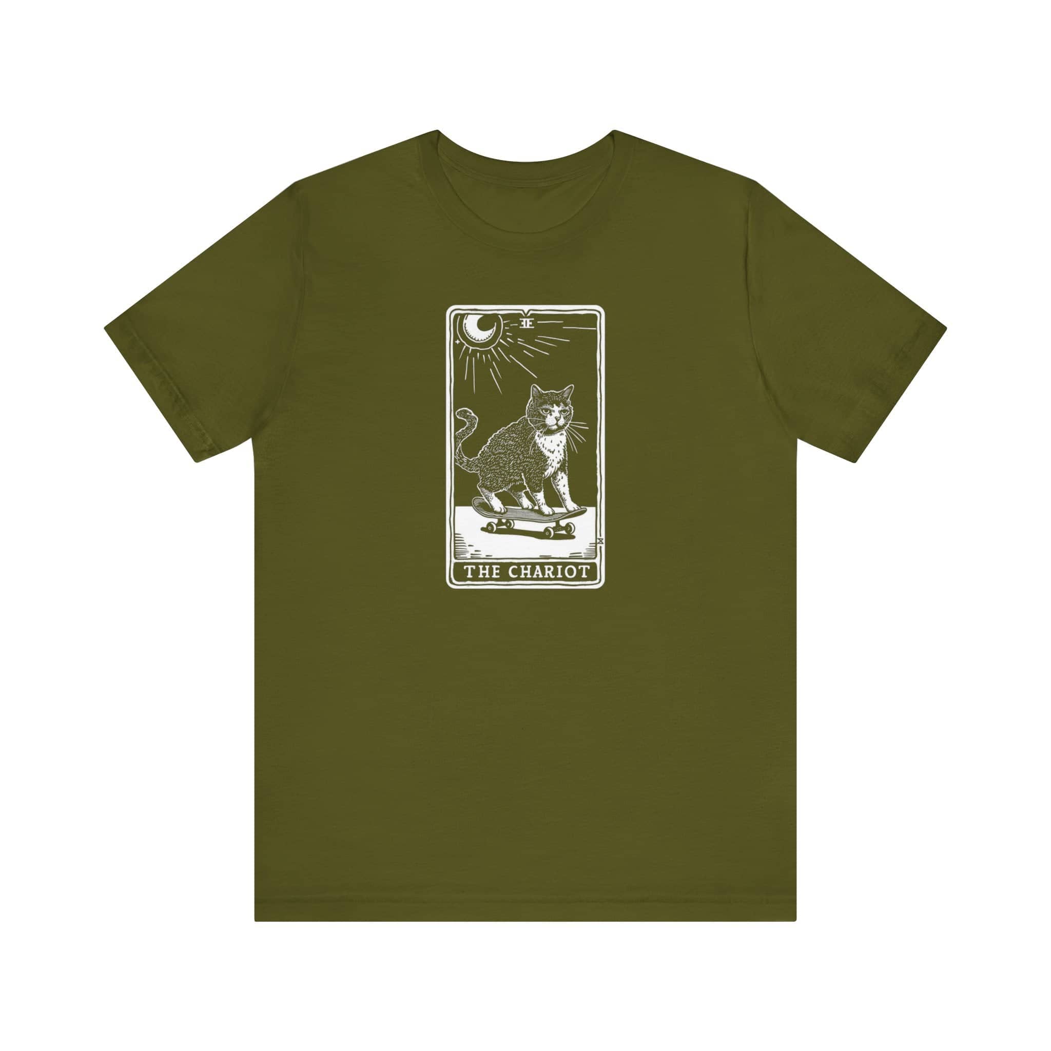 The Chariot Tarot Cat T-Shirt