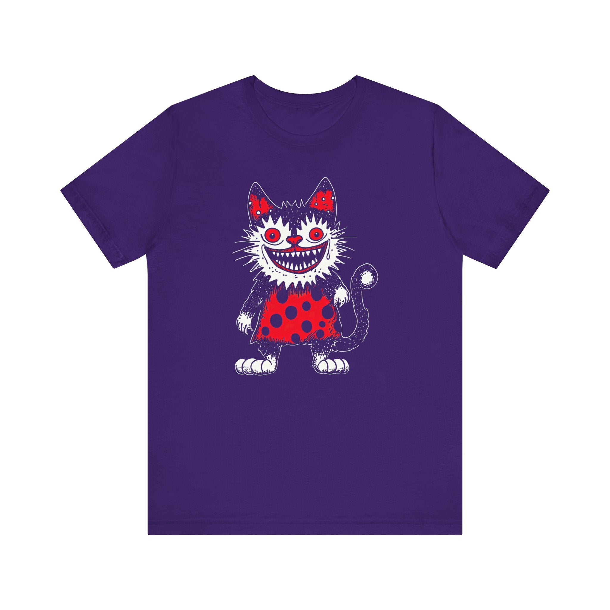 Creepy Polka Dot Cat T-Shirt