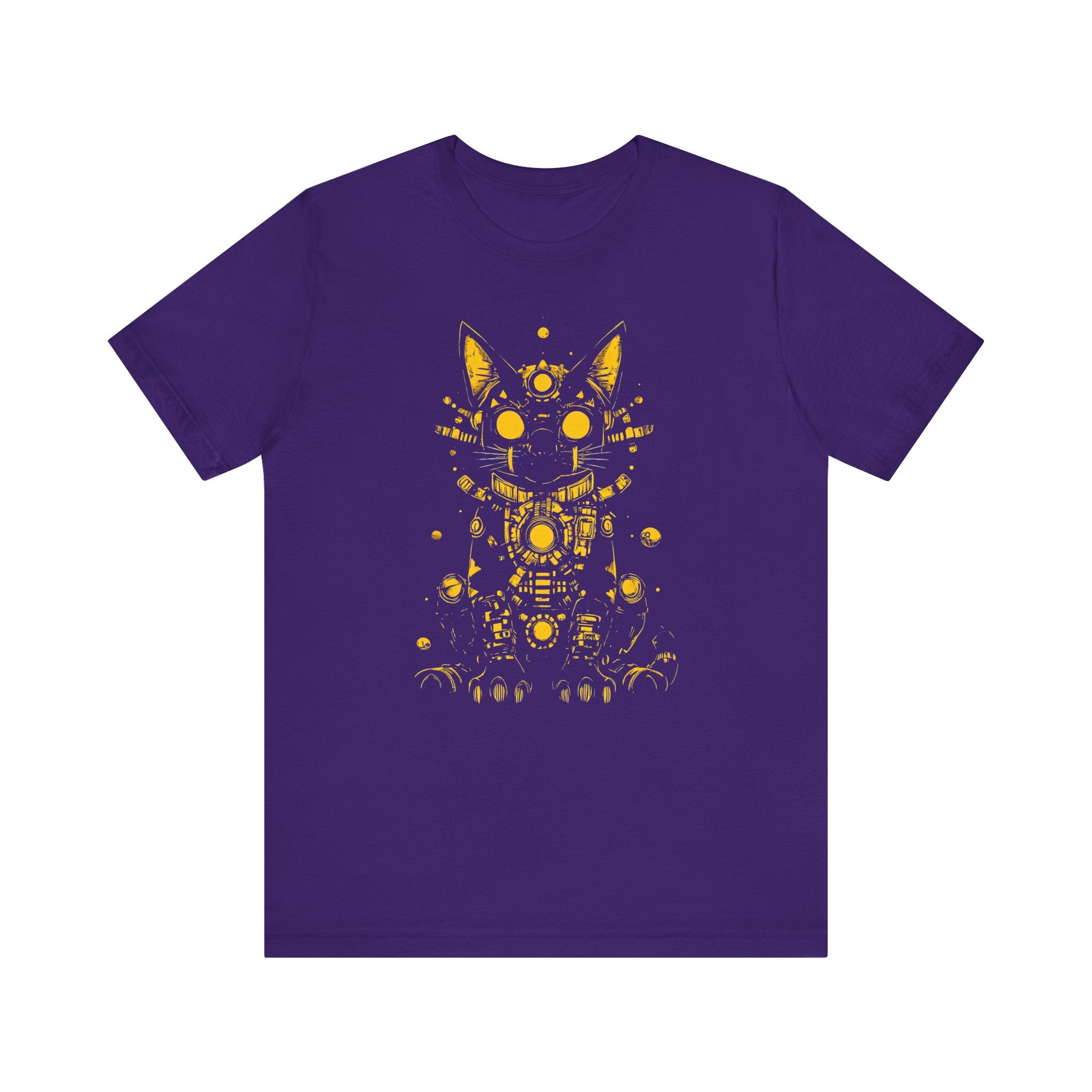 Golden Cyber Cat T-Shirt