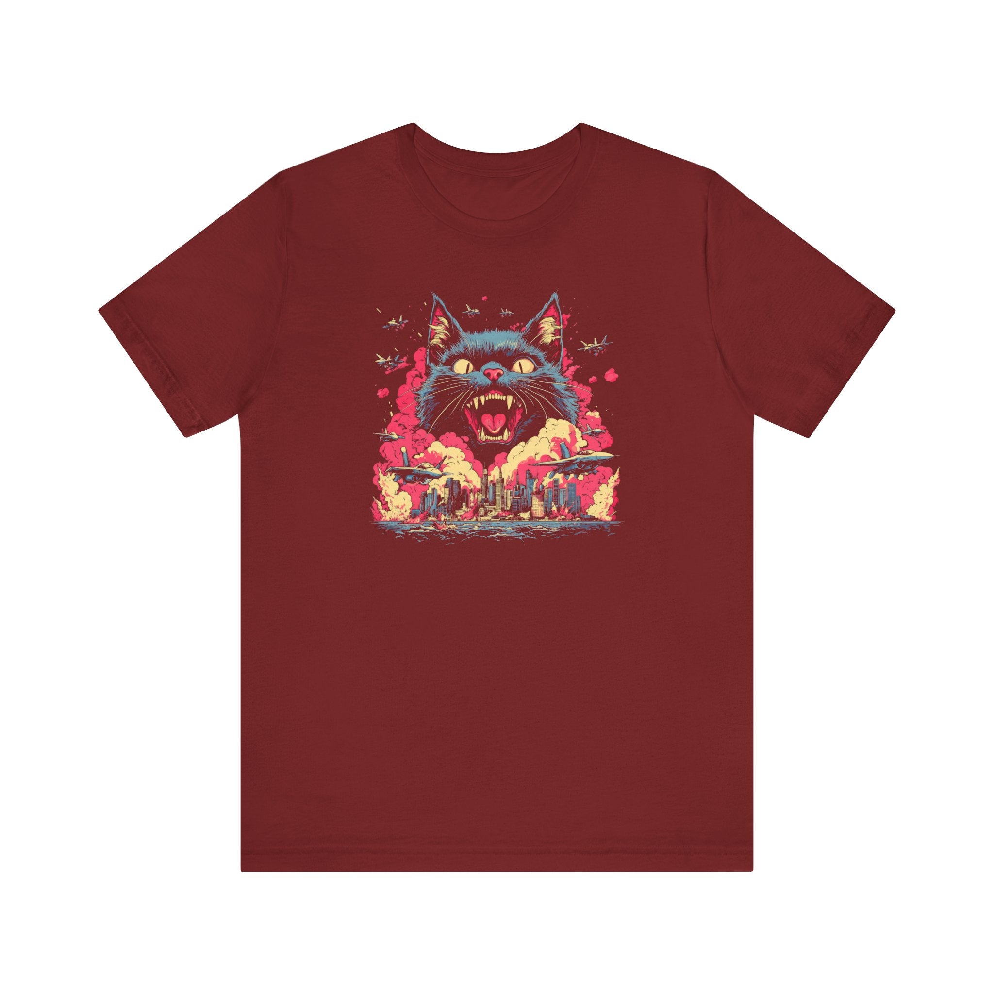 Catzilla Rampage T-Shirt Epic Cat City Destruction Design