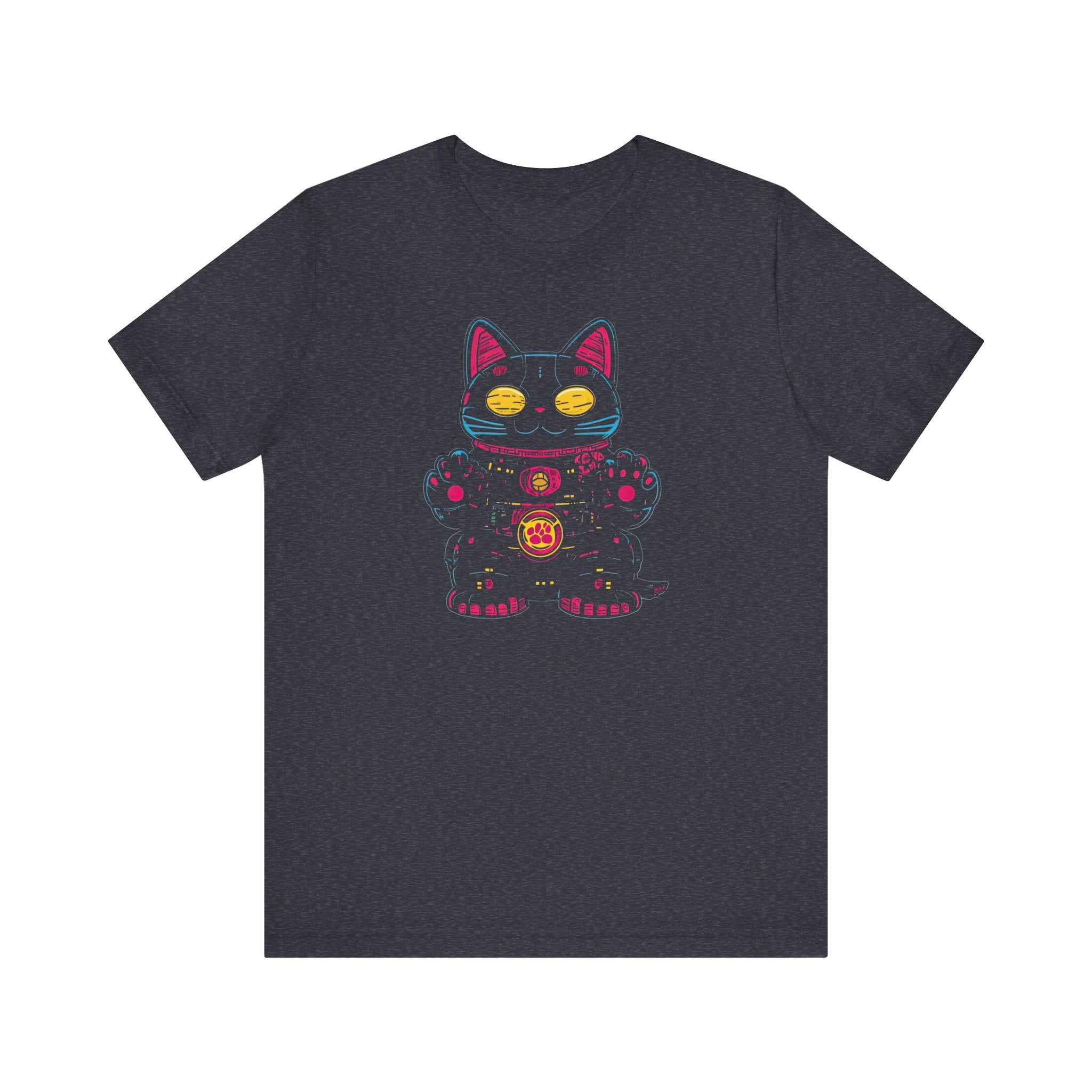 Neon Lucky Cat T-Shirt