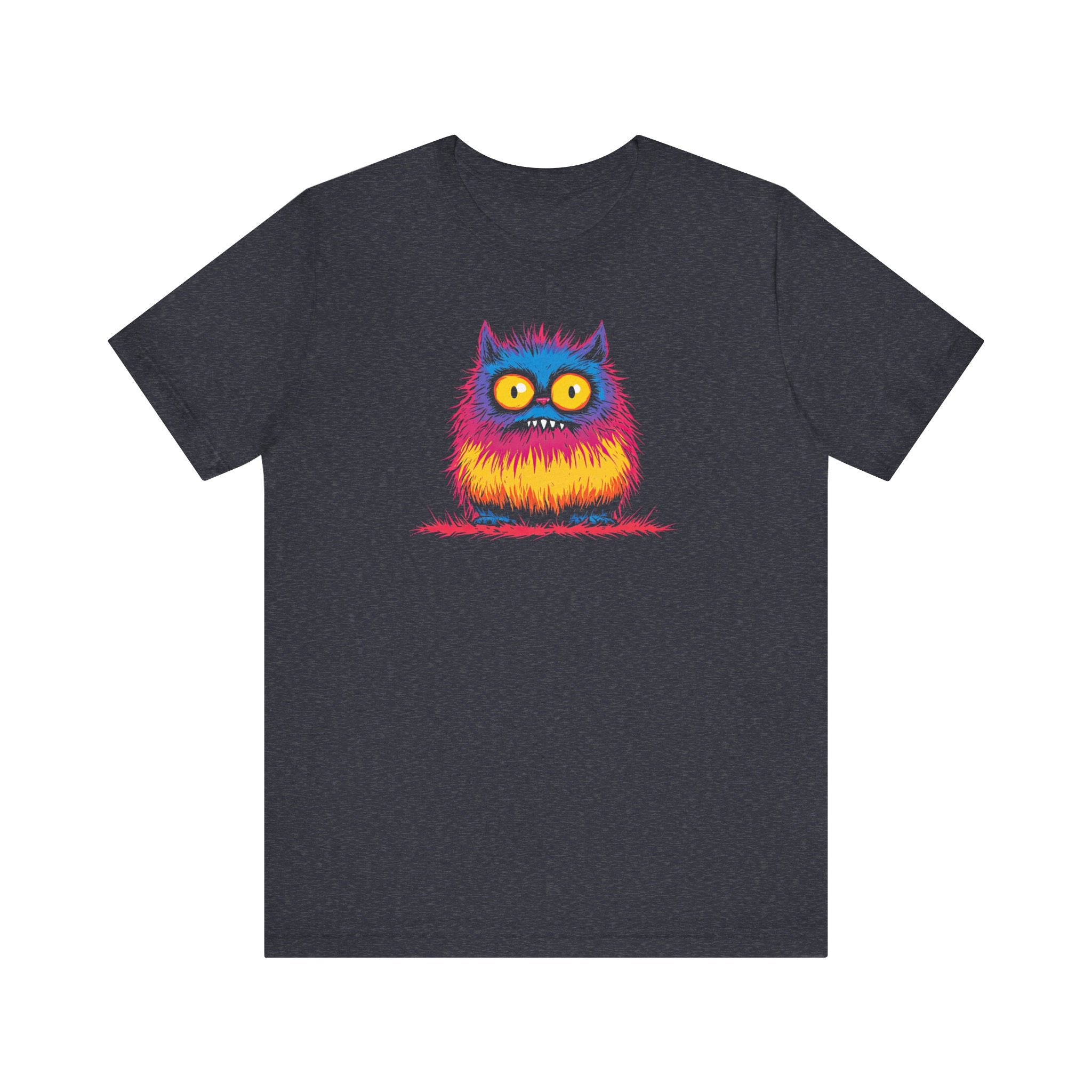 Colorful Fuzzy Monster Graphic Tee