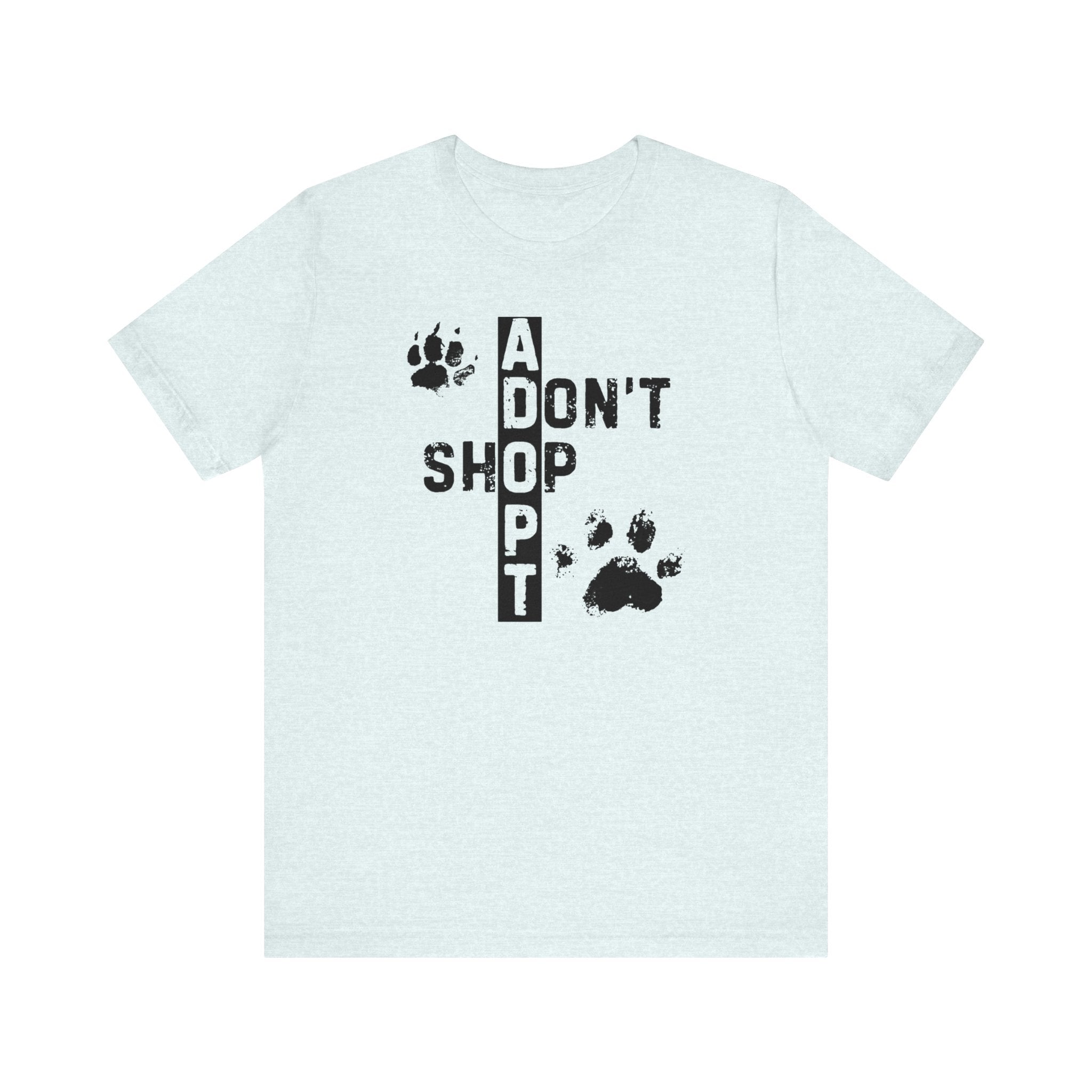 Adopt Don’t Shop T-Shirt - Paw Print Rescue Tee