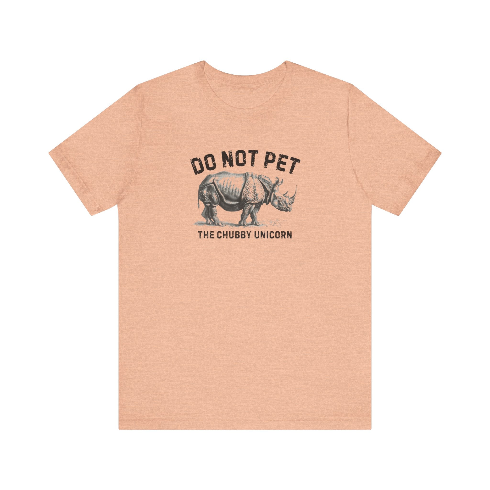 Do Not Pet The Chubby Unicorn Shirt Funny Rhino Lover Tee