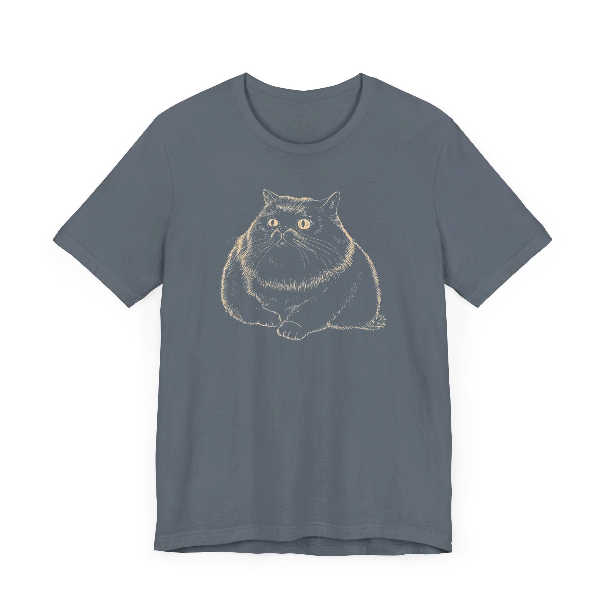 Charming Black Cat T-Shirt – Adorable Feline Lover Tee