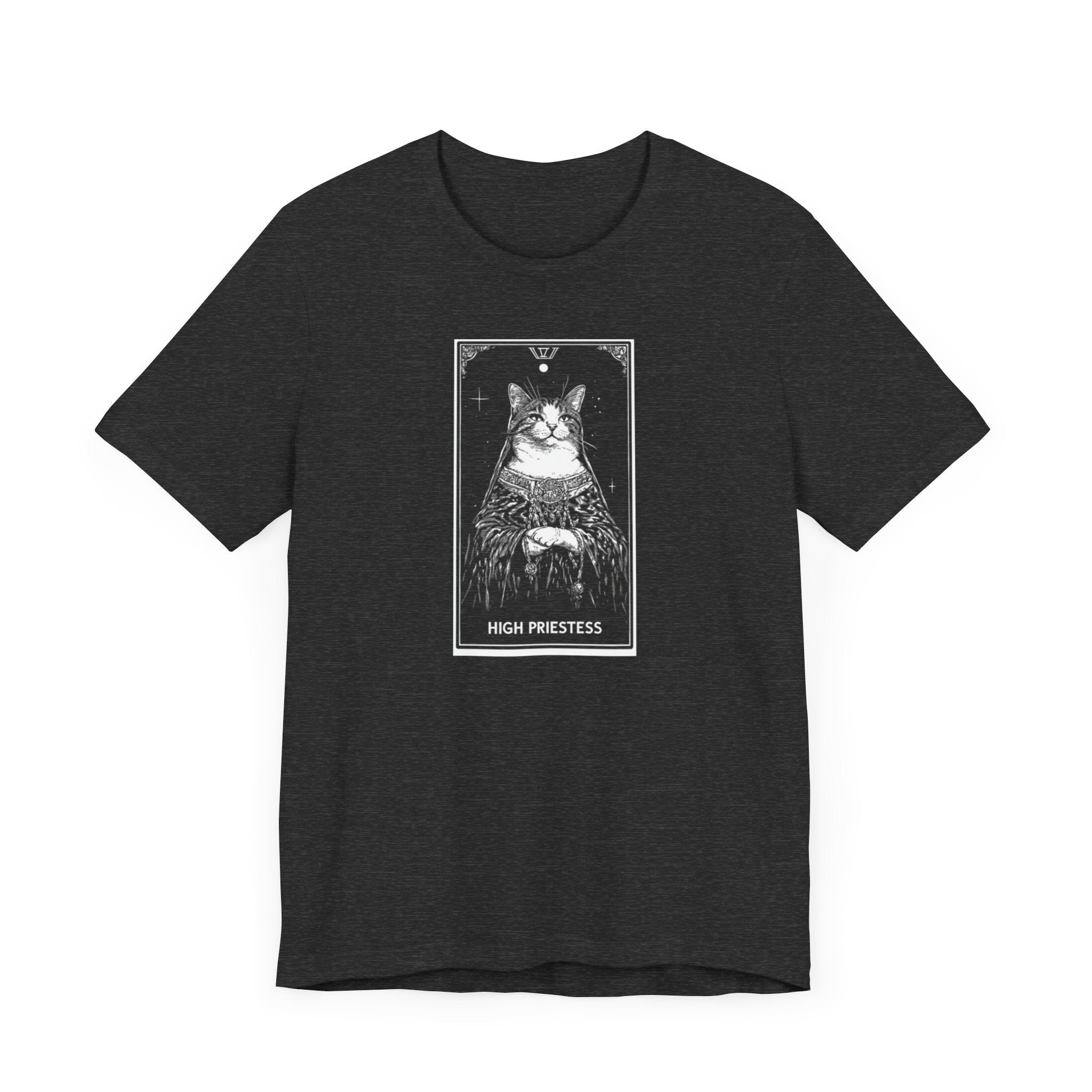 High Priestess Tarot Cat T-Shirt