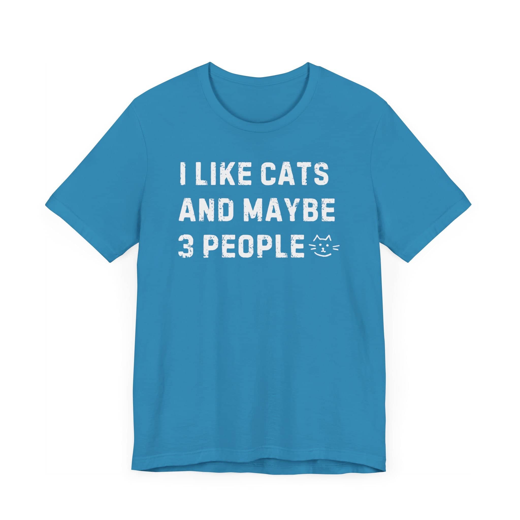 I Like Cats and Maybe 3 People Funny Tee