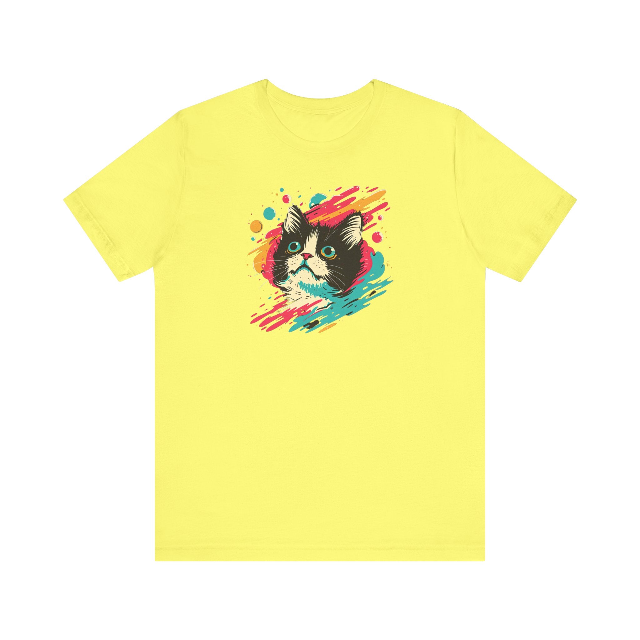 Psychedelic Cat Art T-Shirt