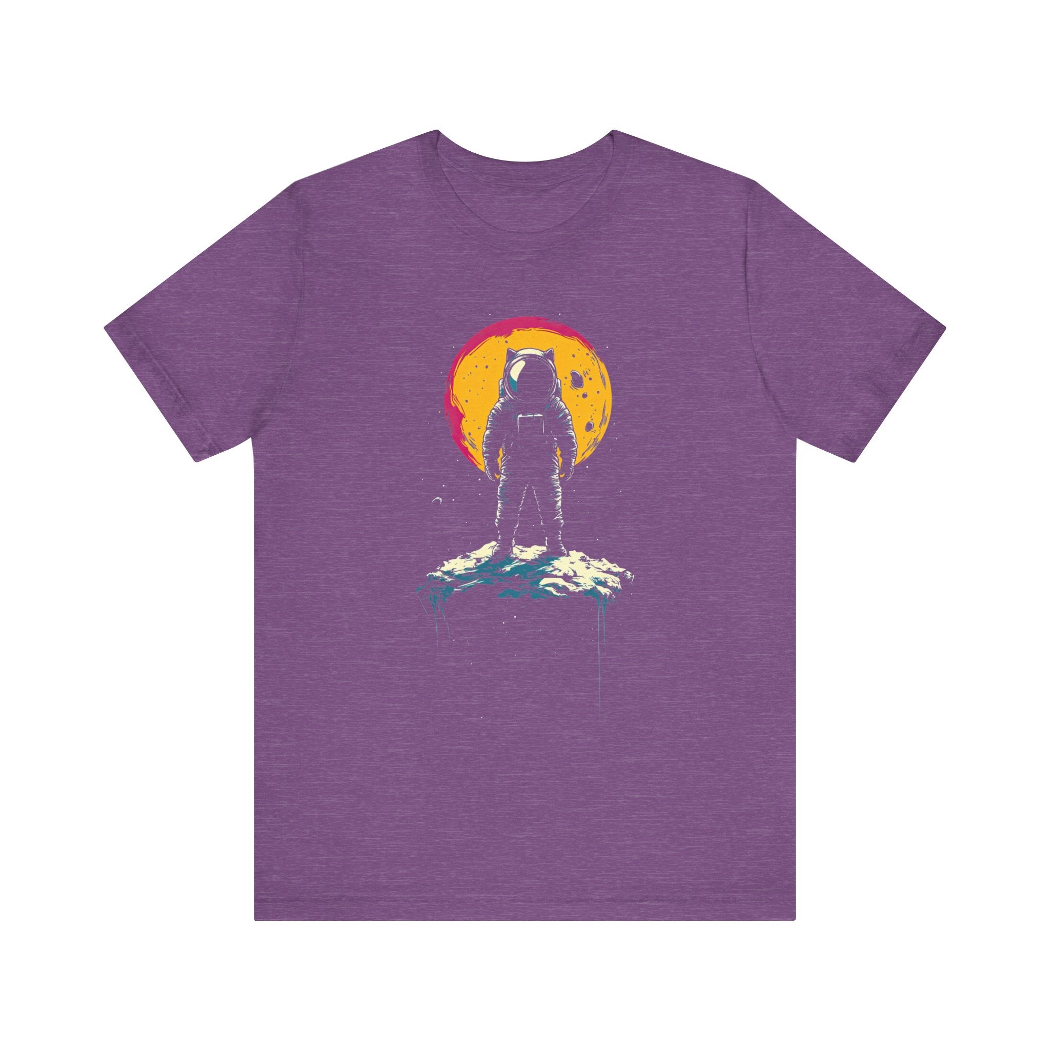 Lone Astronaut Cat Graphic Tee