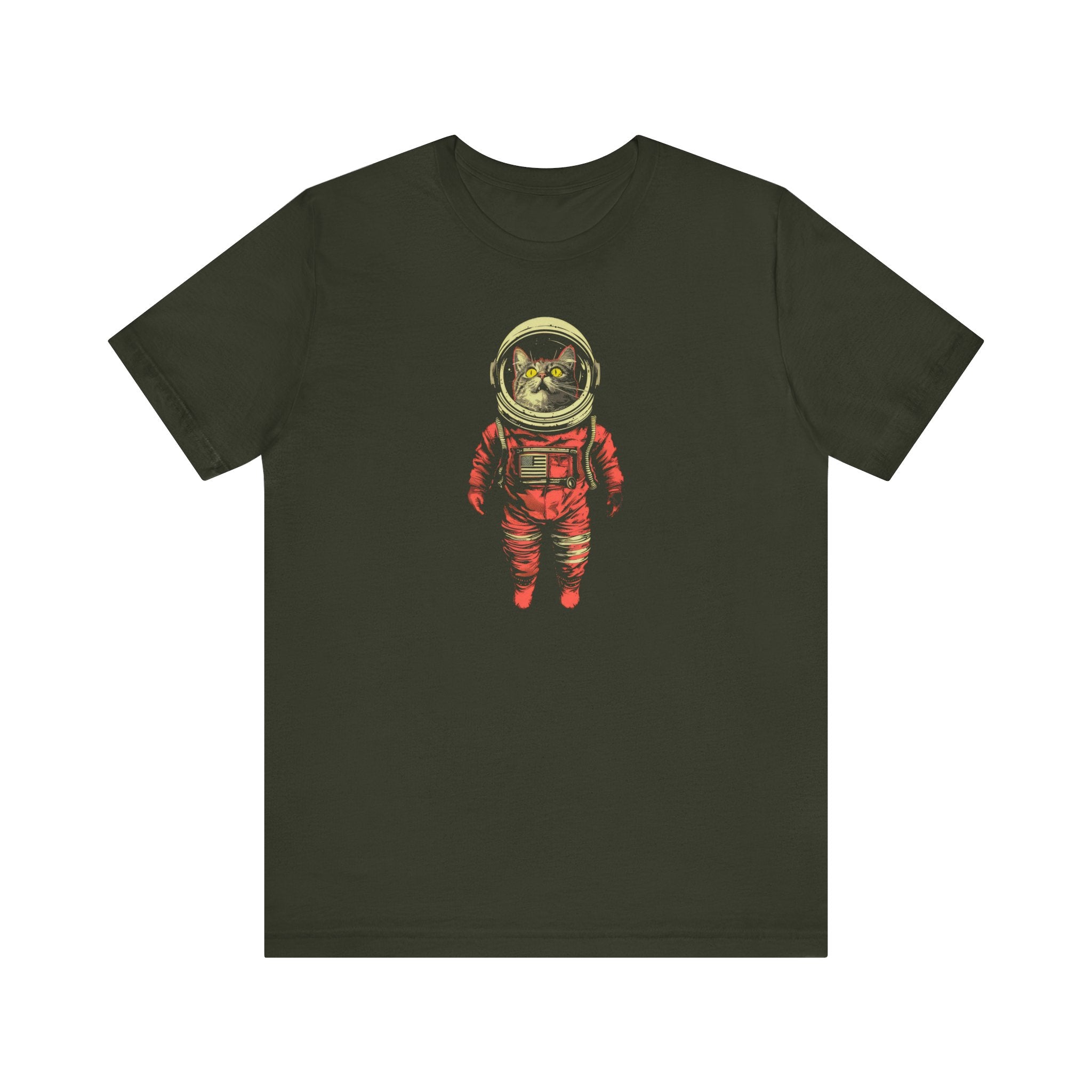 Astronaut Cat T-Shirt - Space Explorer Feline Graphic Tee