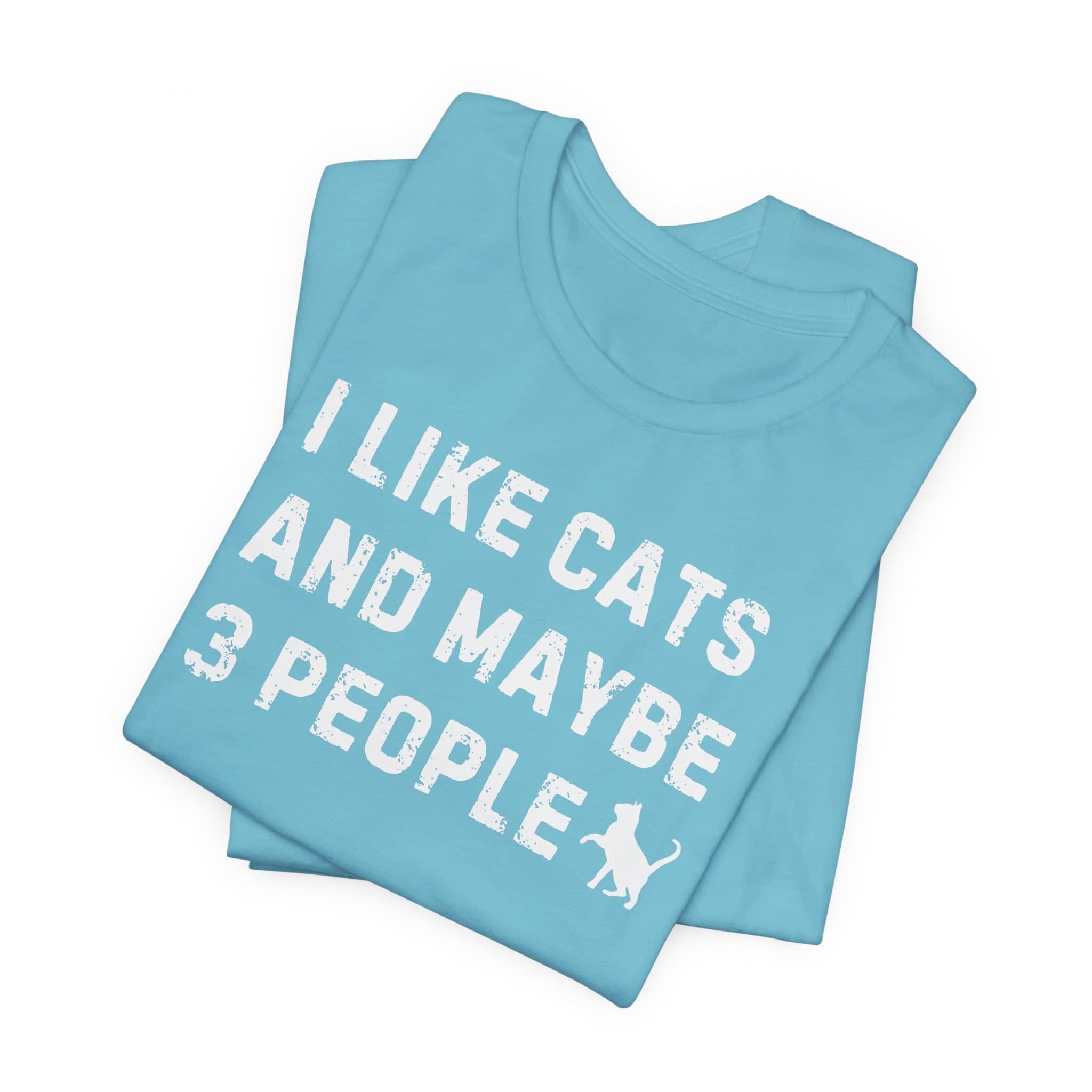 I Like Cats and Maybe 3 People T-Shirt