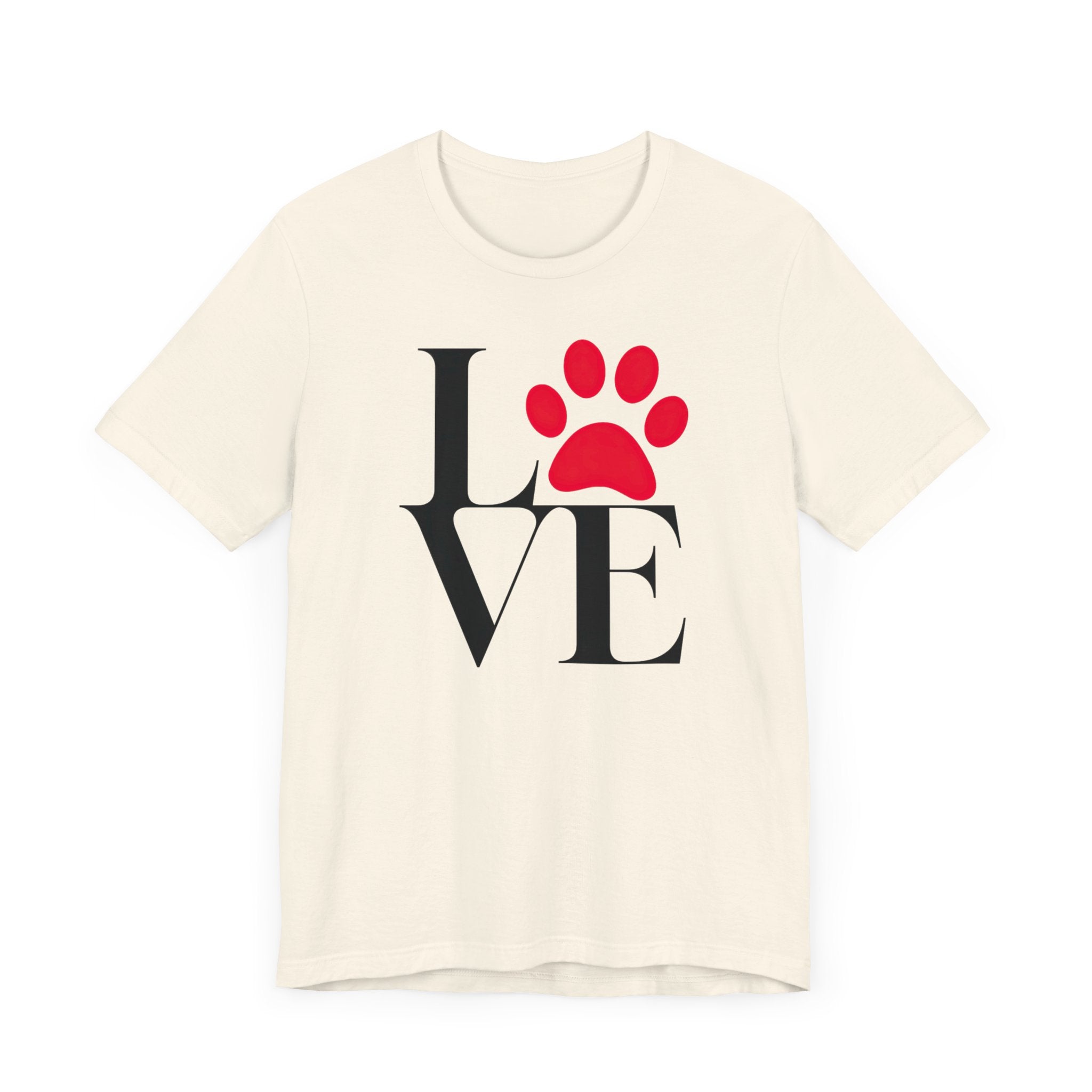 Love Paw Print Animal Lover T-Shirt