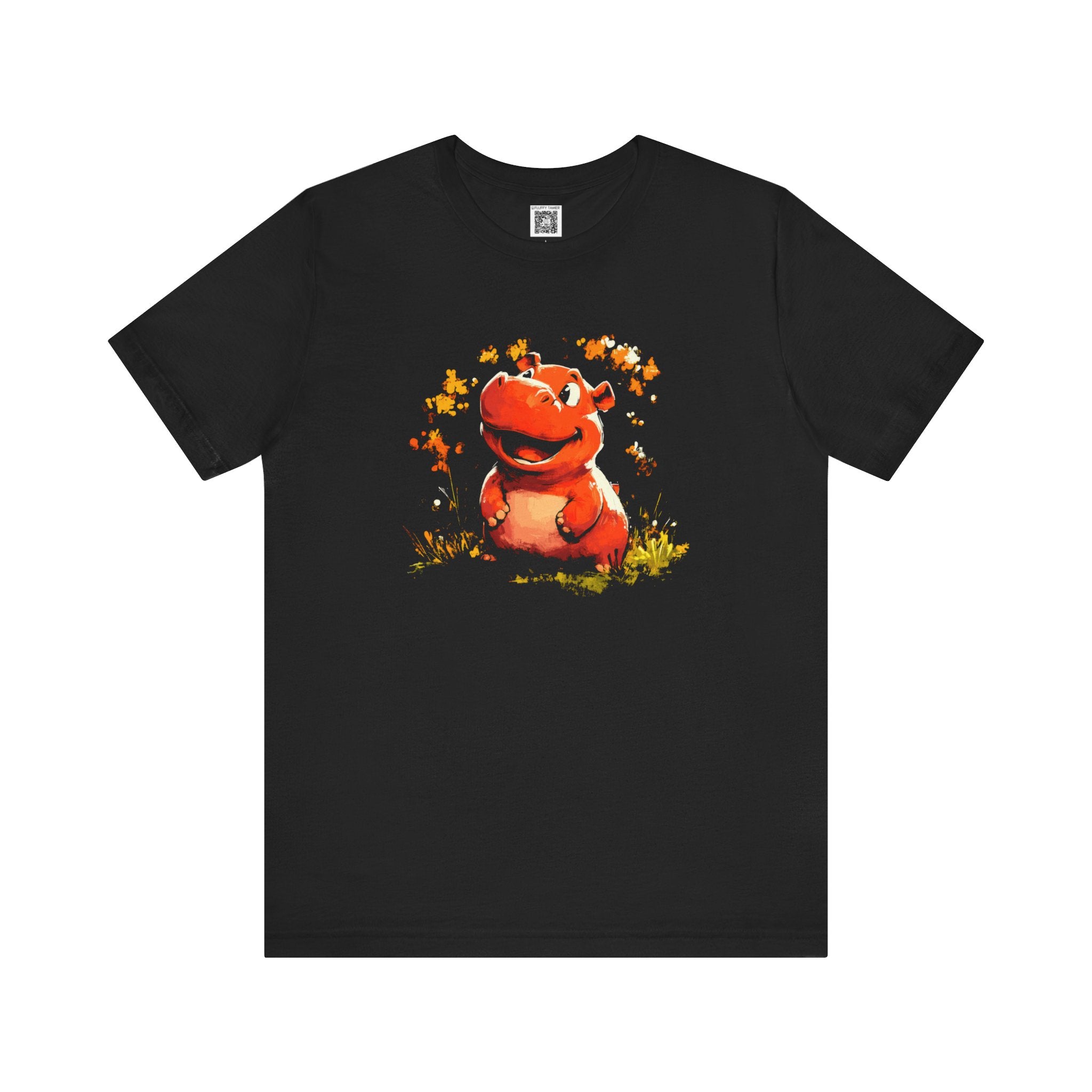 Playful Hippo Graphic Tee