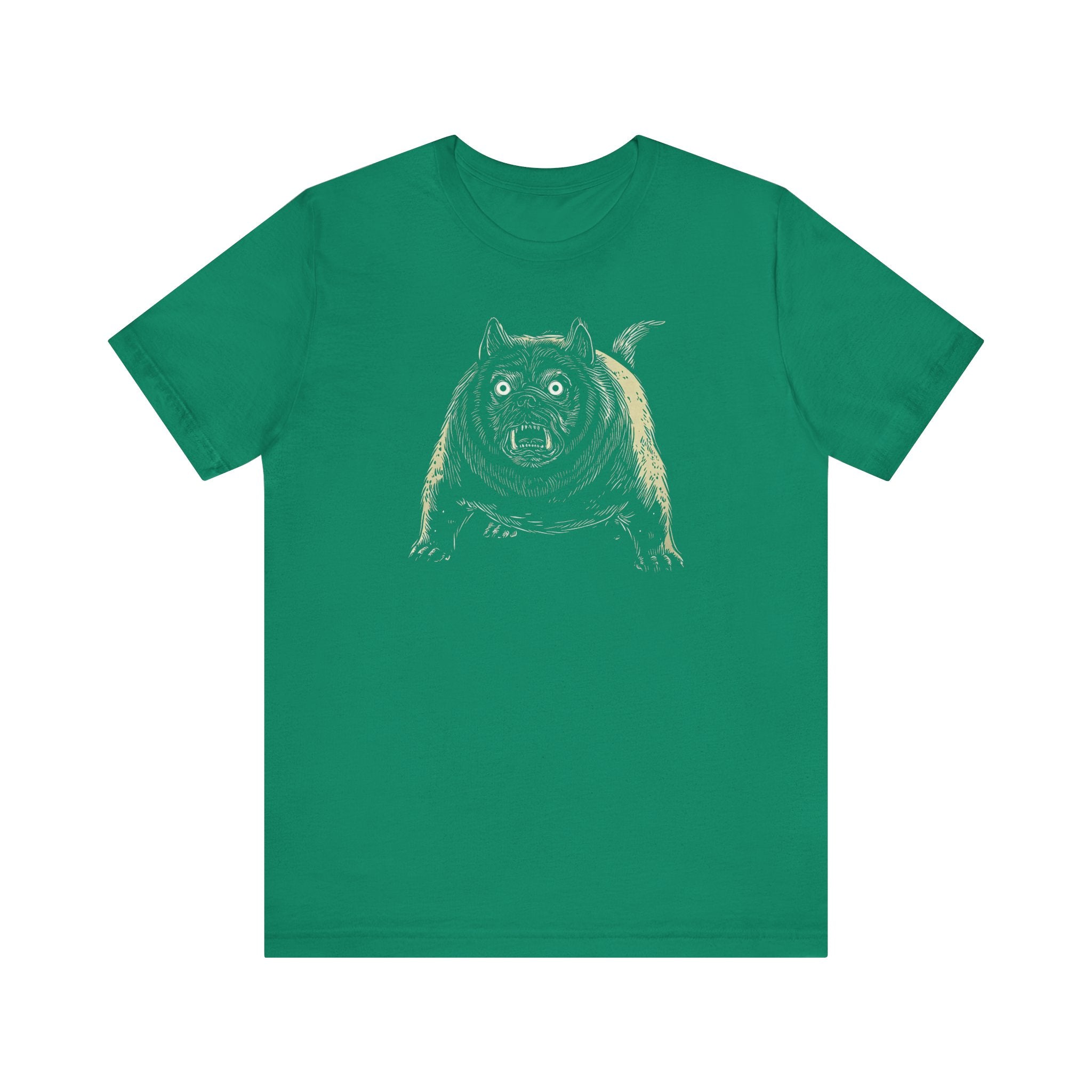 Fierce Chubby Dog Graphic T-Shirt