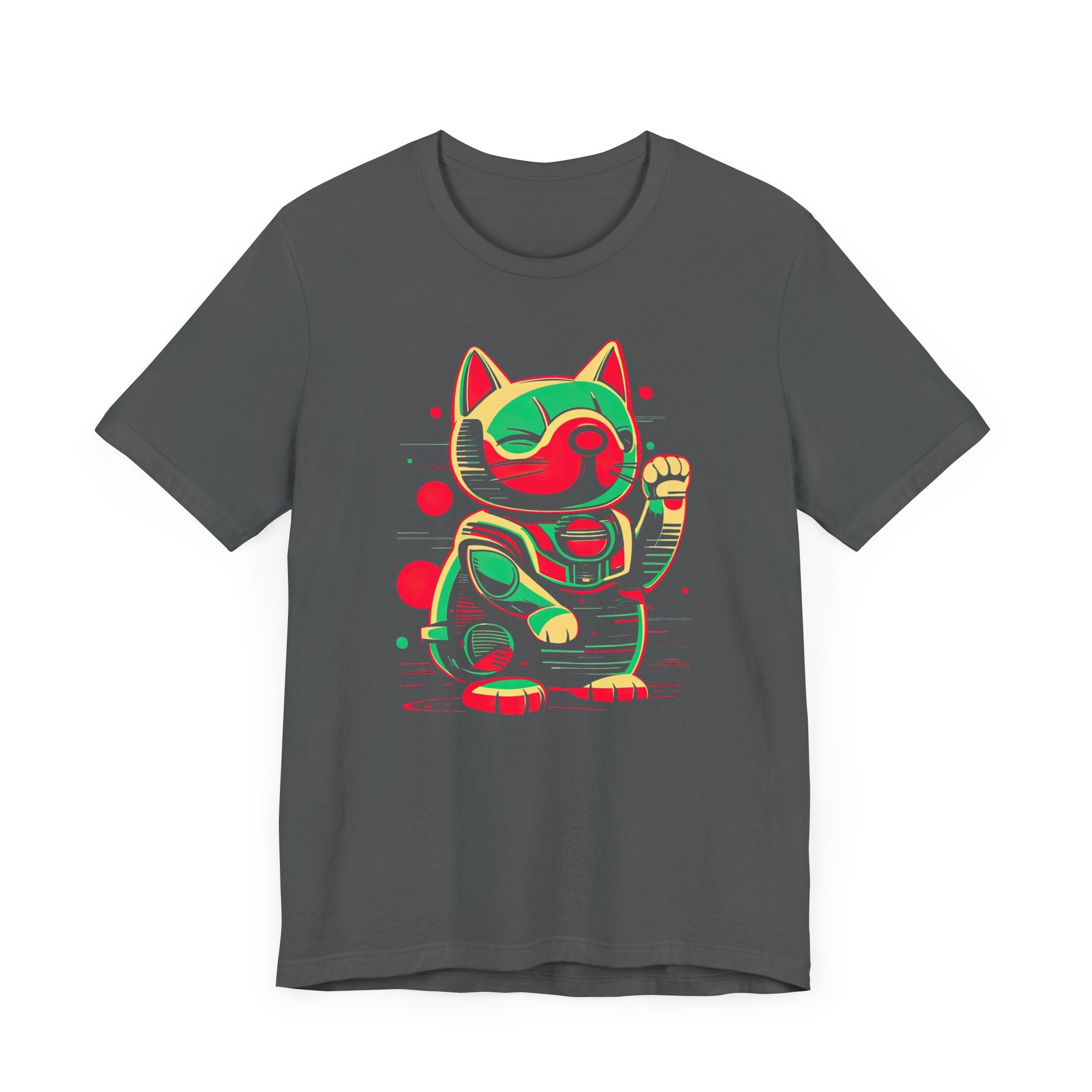 Neon Robo Cat T-Shirt