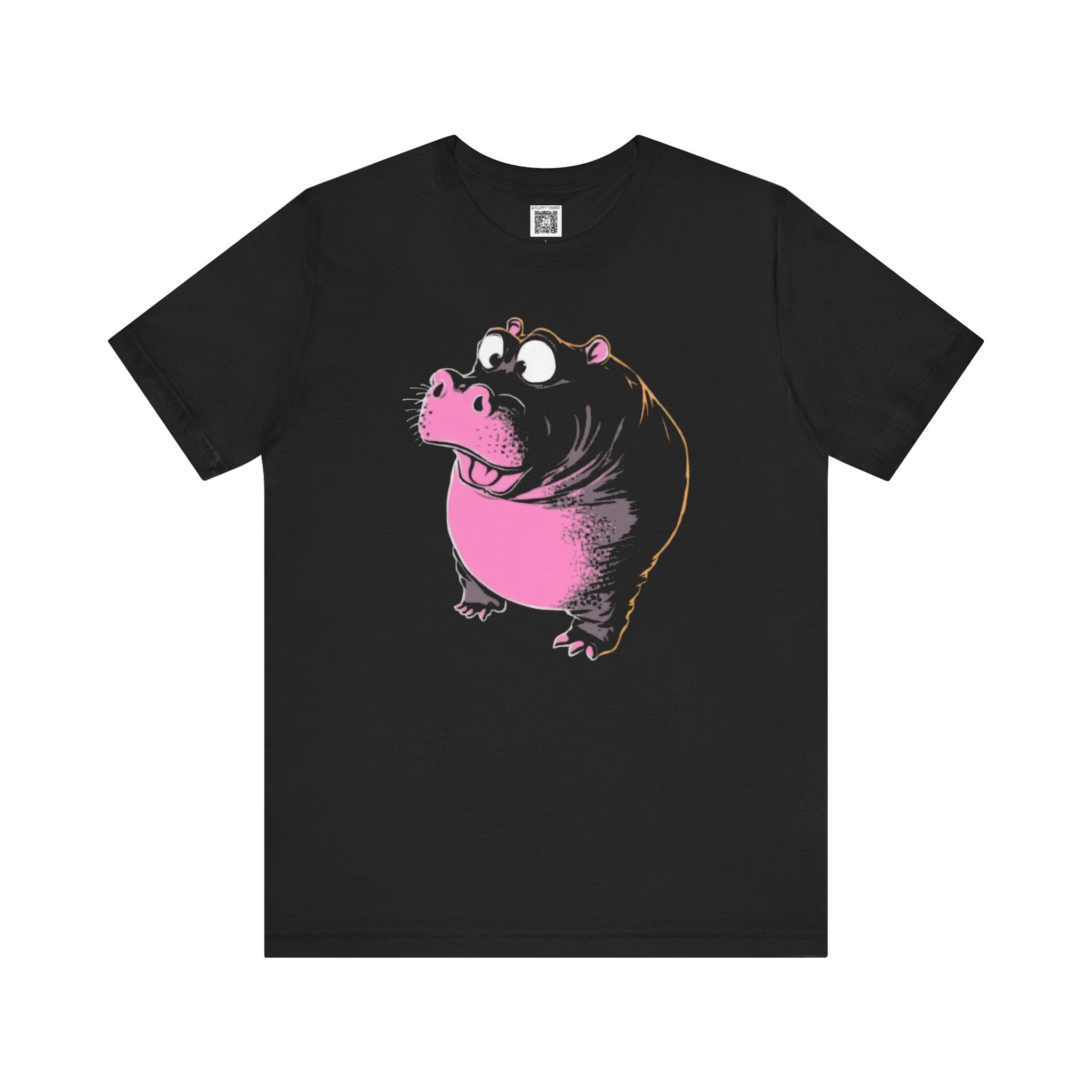 Playful Hippo Graphic Tee