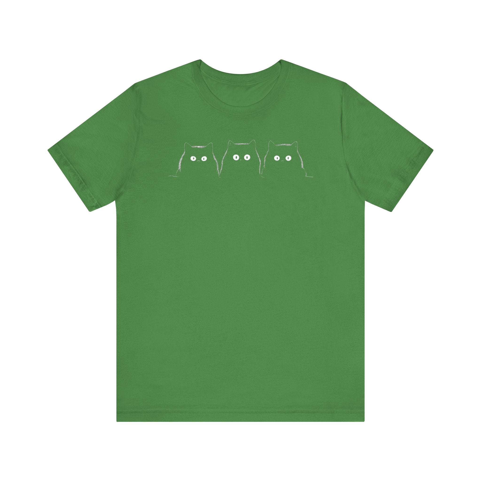 Three Black Cats Minimalist T-Shirt