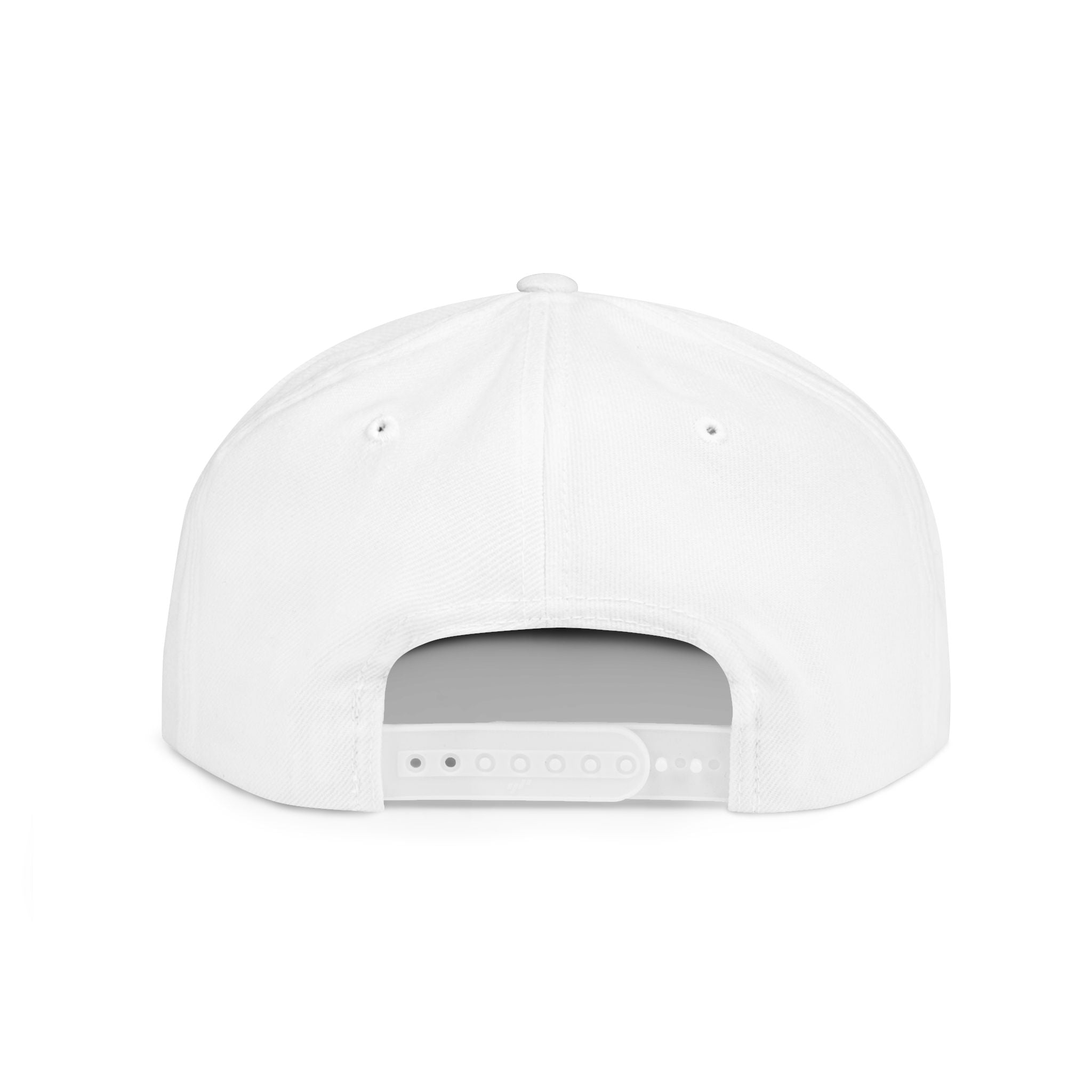 Chonk Cat Flat Bill Snapback Hat White | Funny Cat Lover Cap, Gift for Cat Owners, Adjustable Baseball Hat, Unique Pet Gift, Cool Cat Merchandise