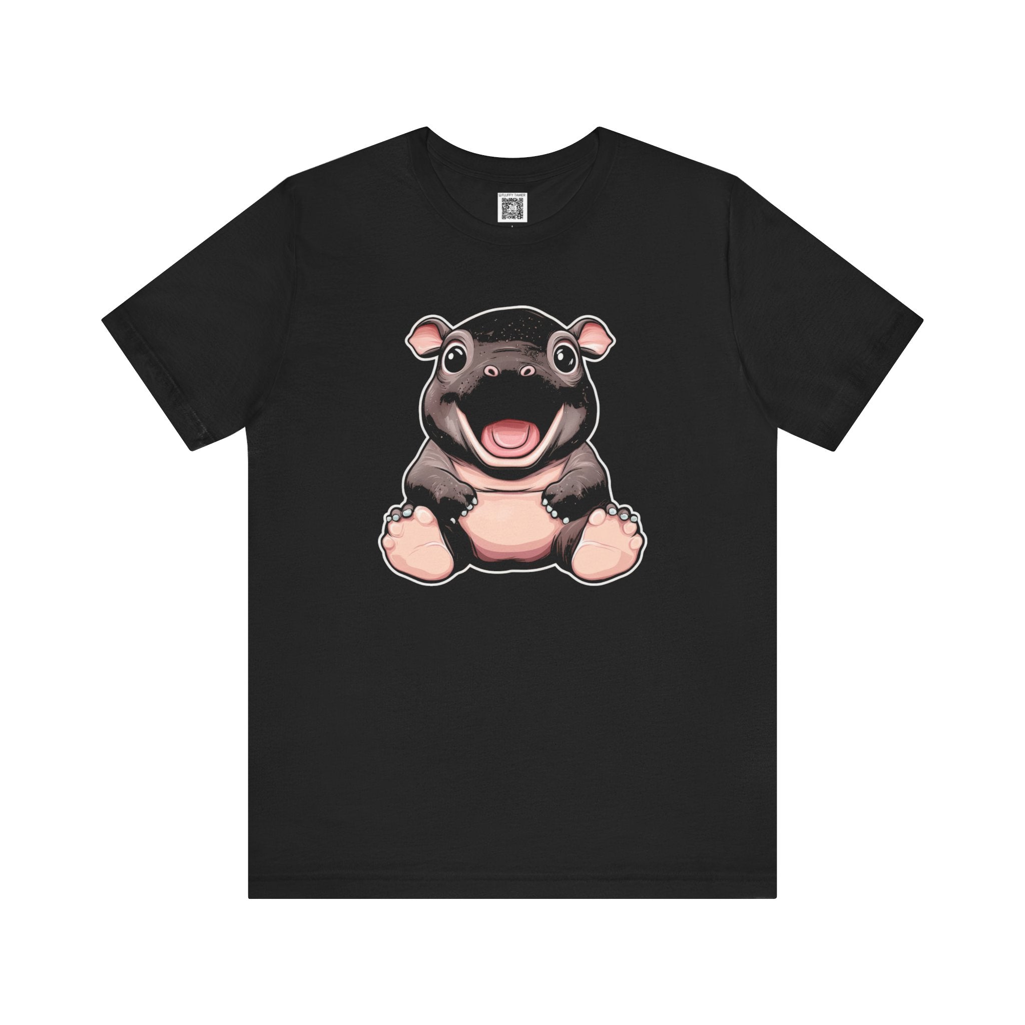 Cute Hippo Graphic T-Shirt