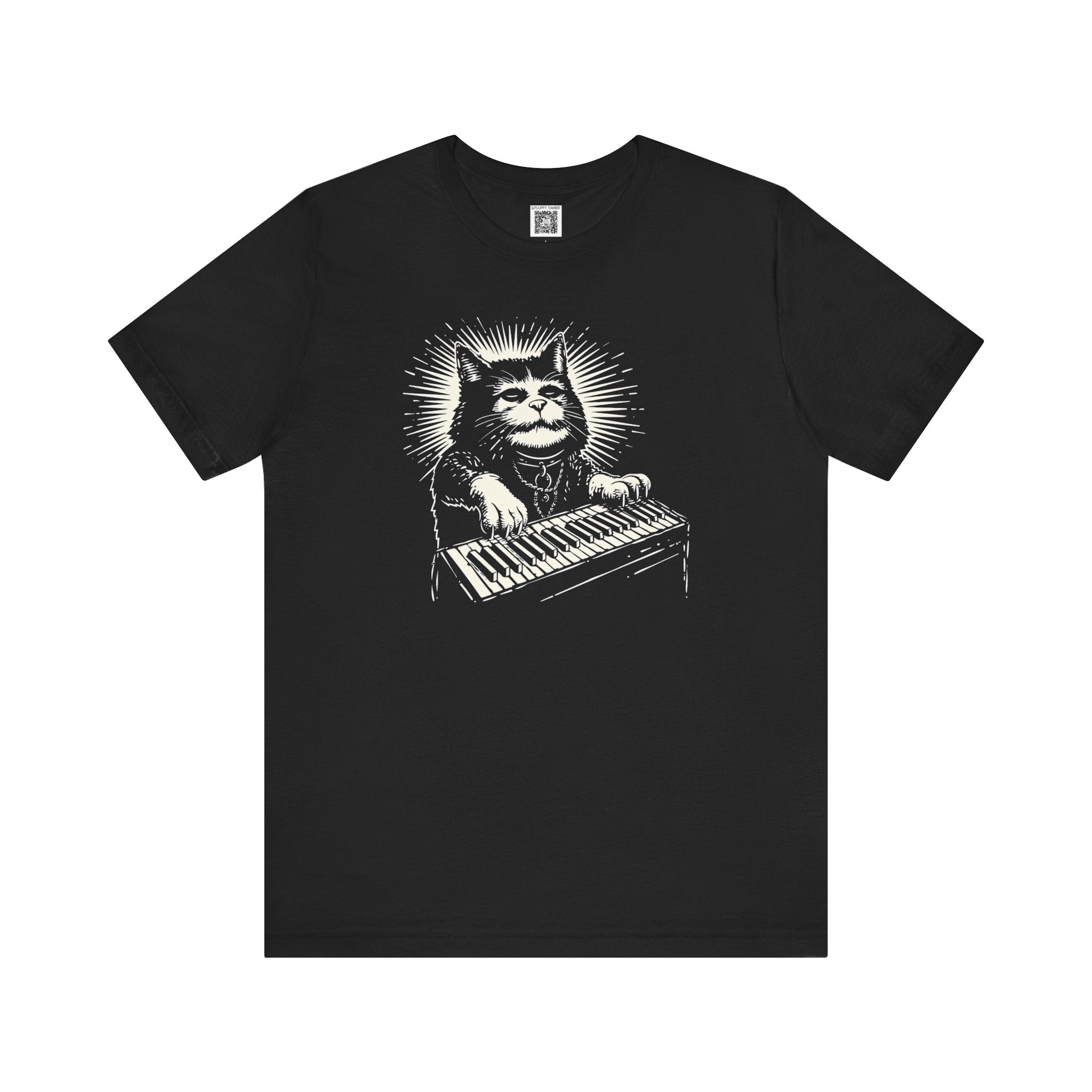 Cat Playing Keyboard T-Shirt