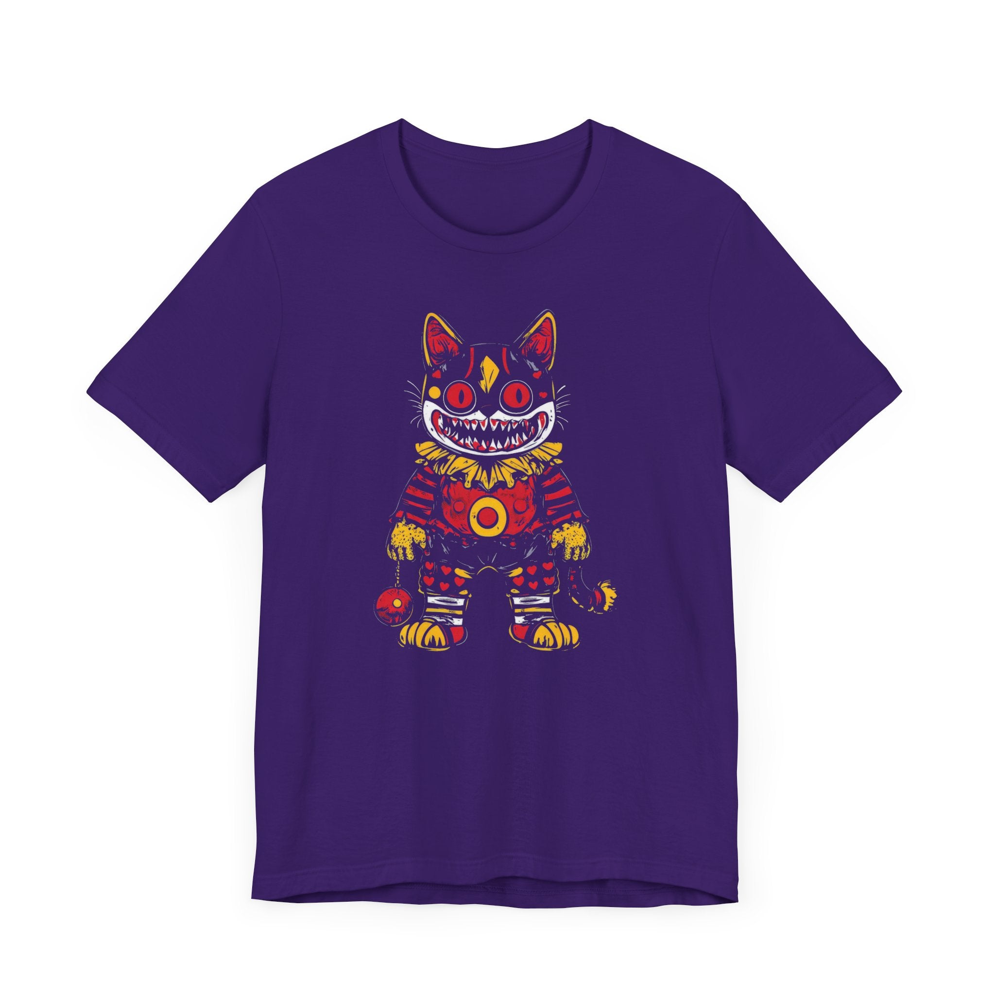 Creepy Clown Cat Graphic Tee