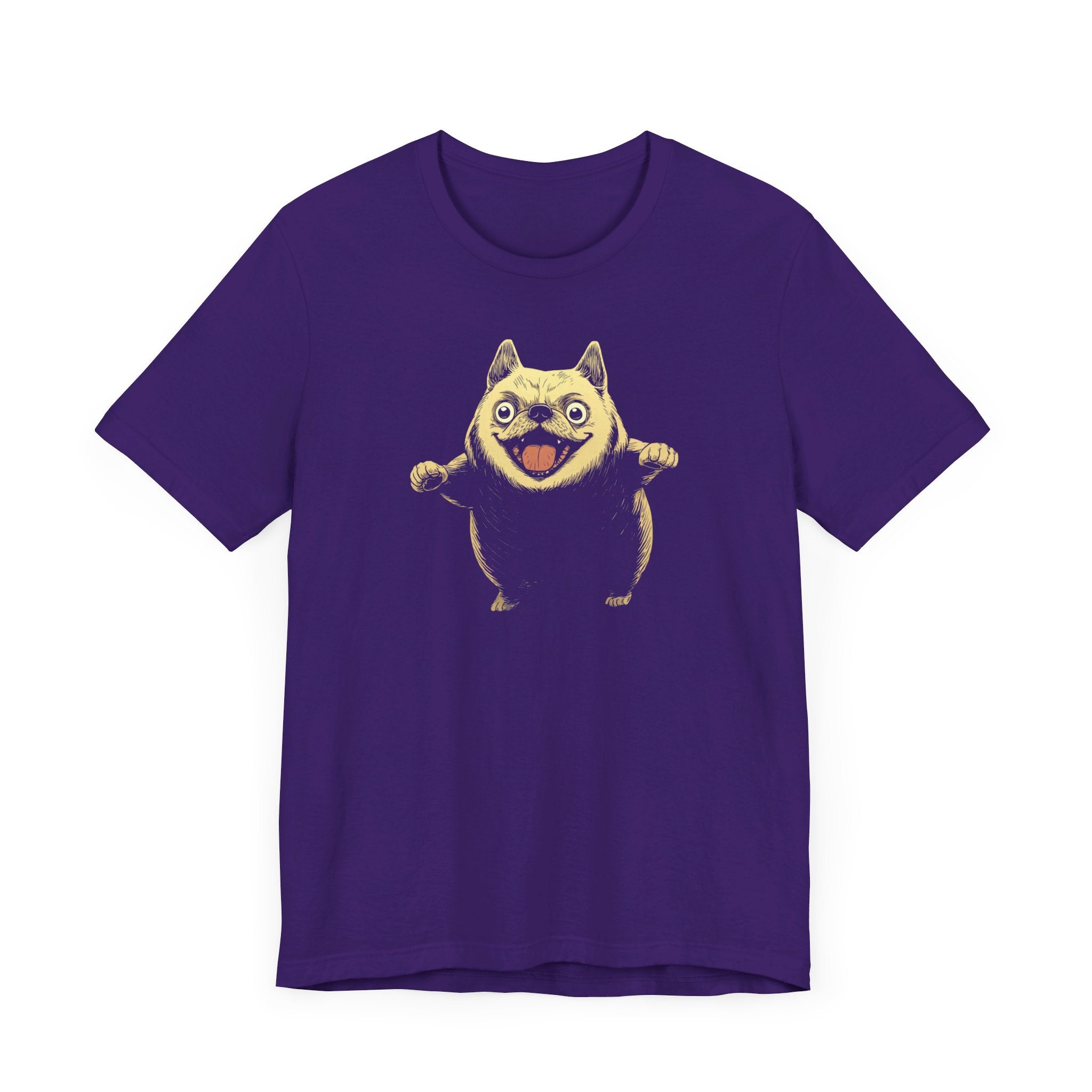 Happy Dog Cartoon T-Shirt