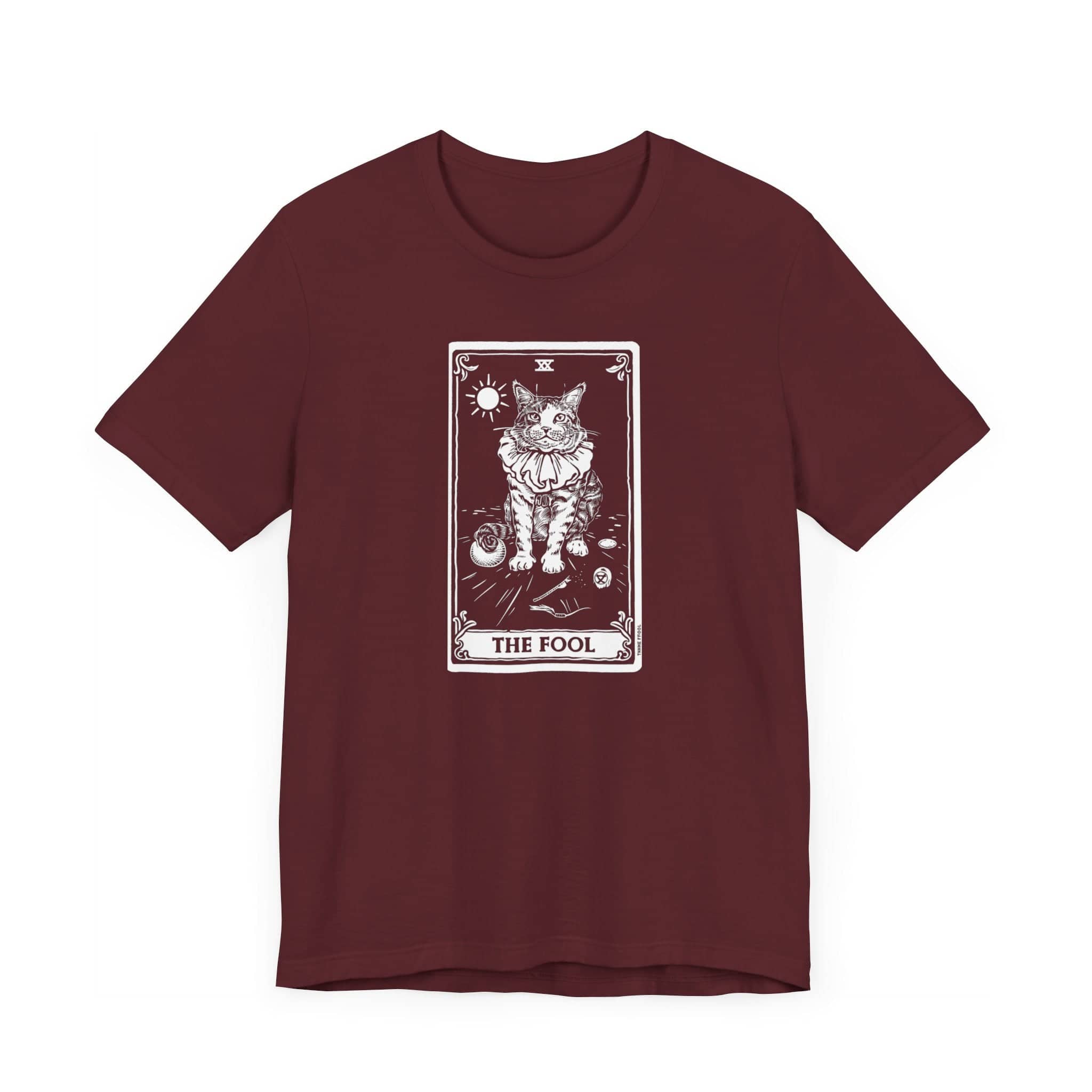 The Fool Tarot Cat T-Shirt