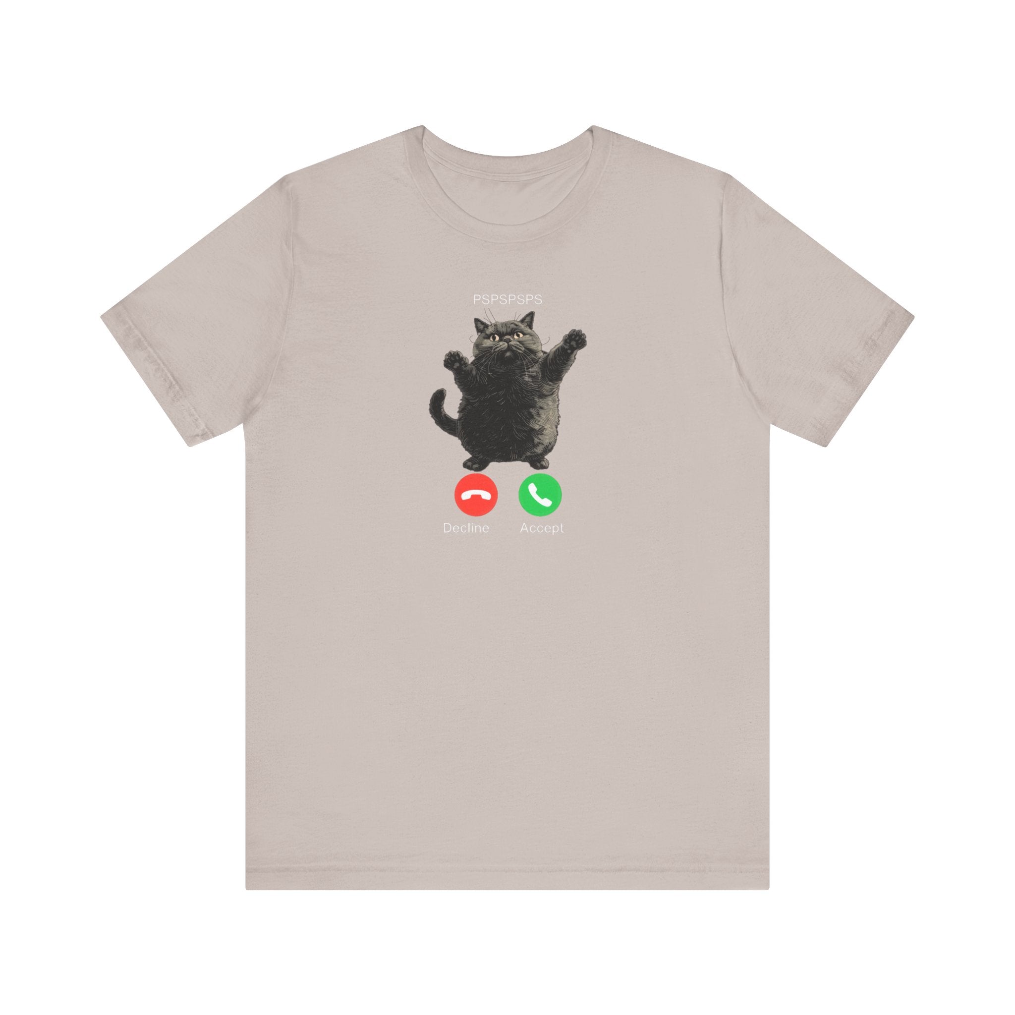 PSPSPSPS Cat Phone Call T-Shirt