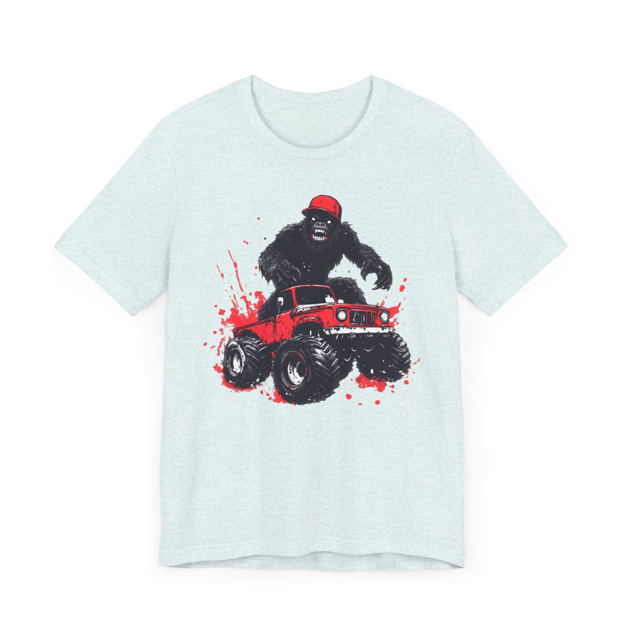 Bigfoot Monster Truck T-Shirt Funny Adventure Design