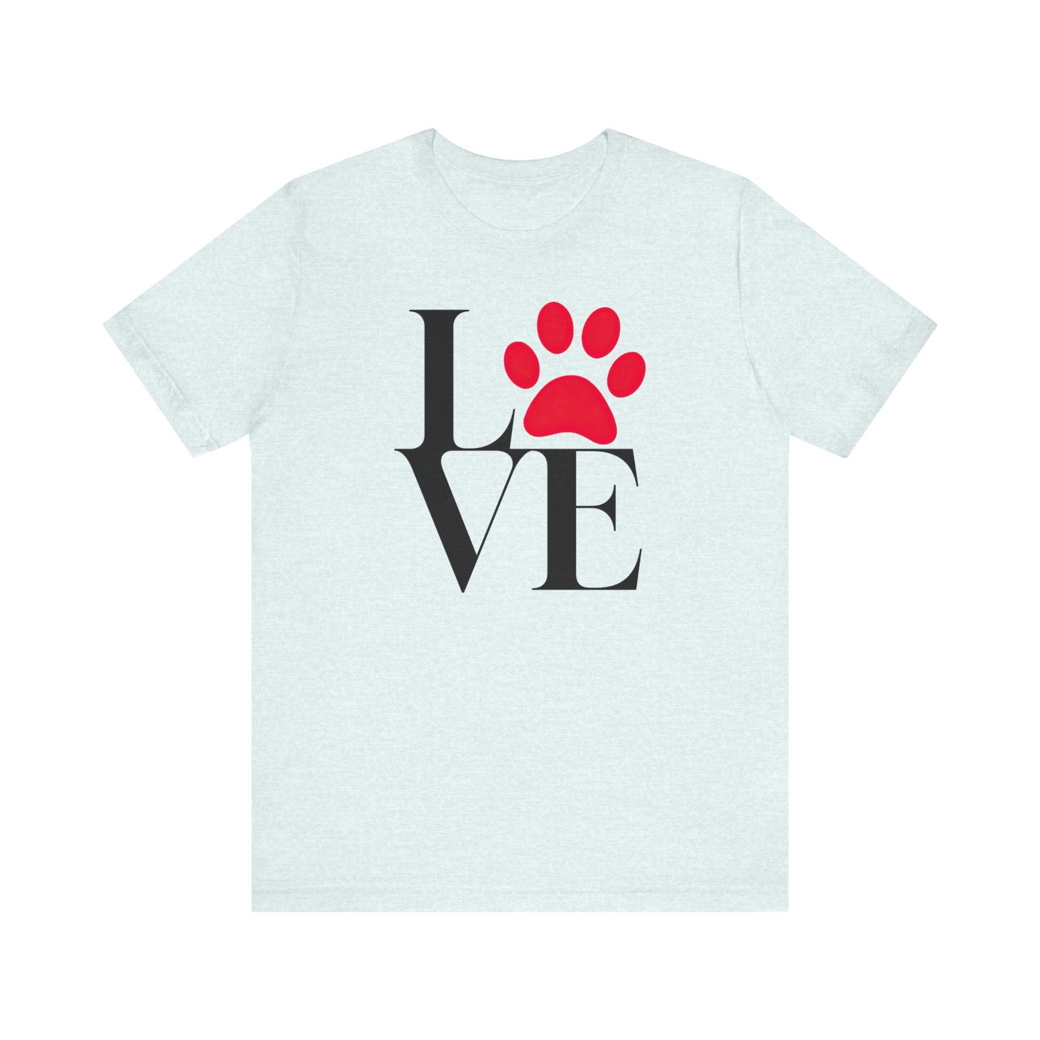 Love Paw Print Animal Lover T-Shirt